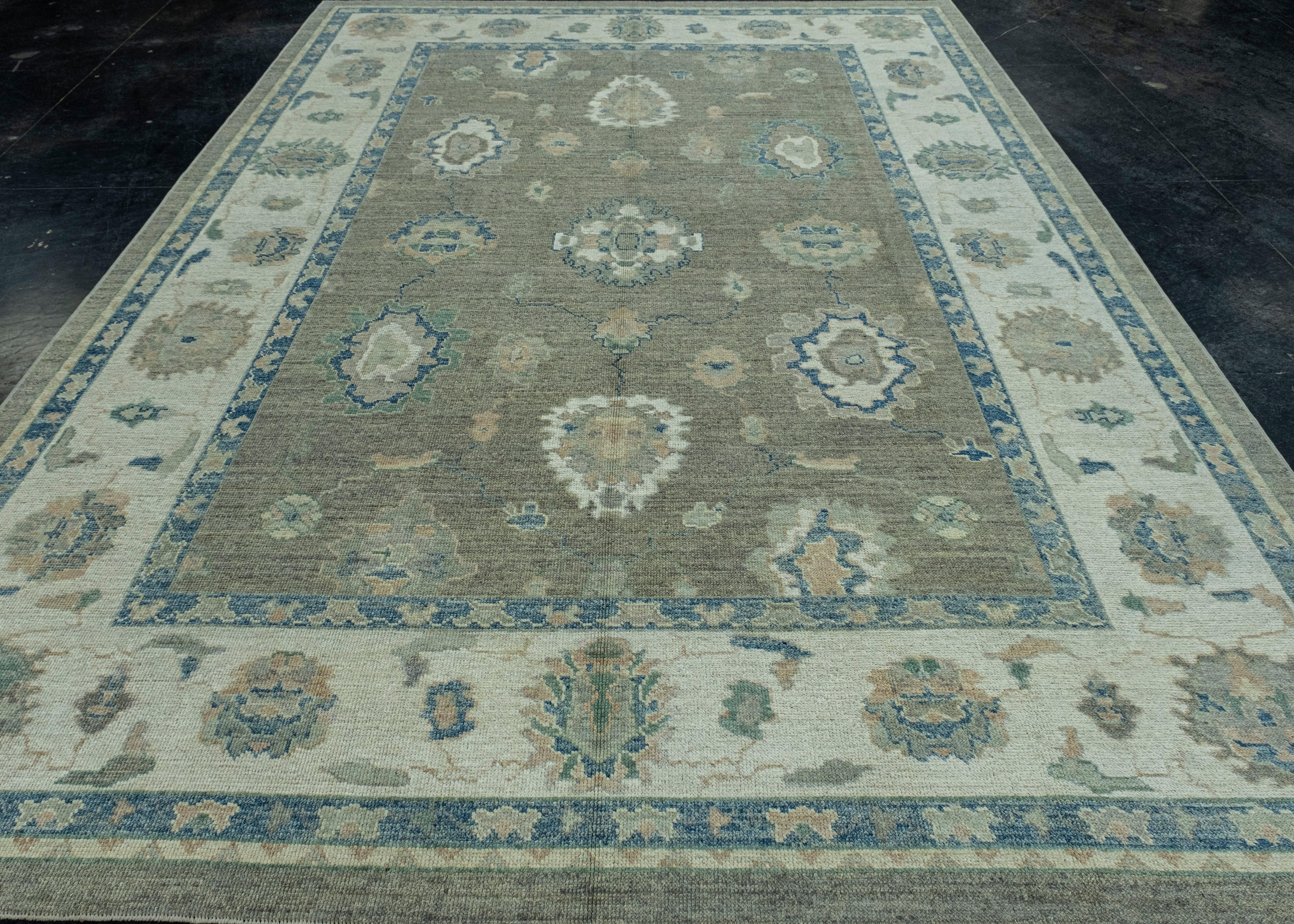 Turkish Oushak Rug 8'9