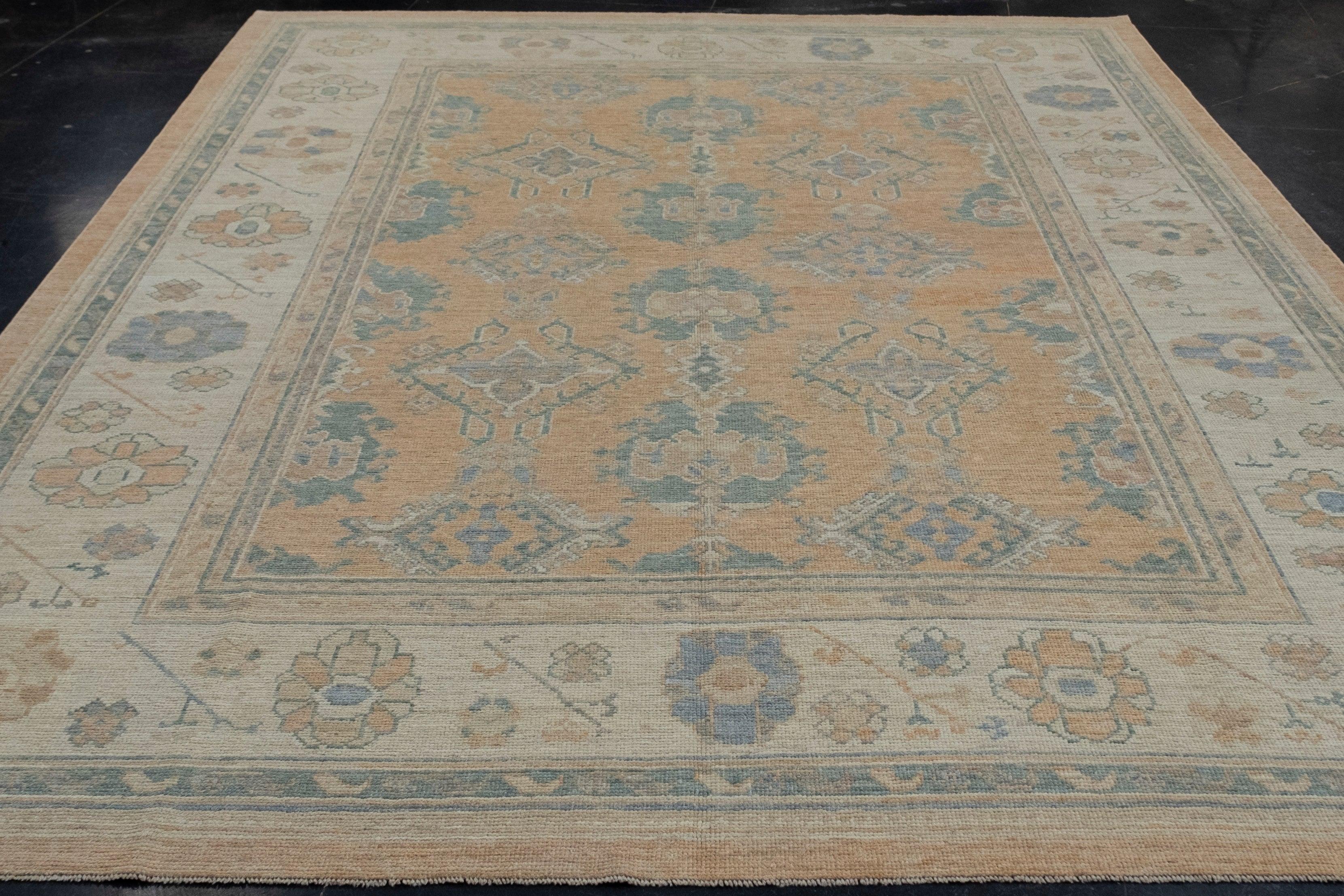 Turkish Oushak Rug 8'9