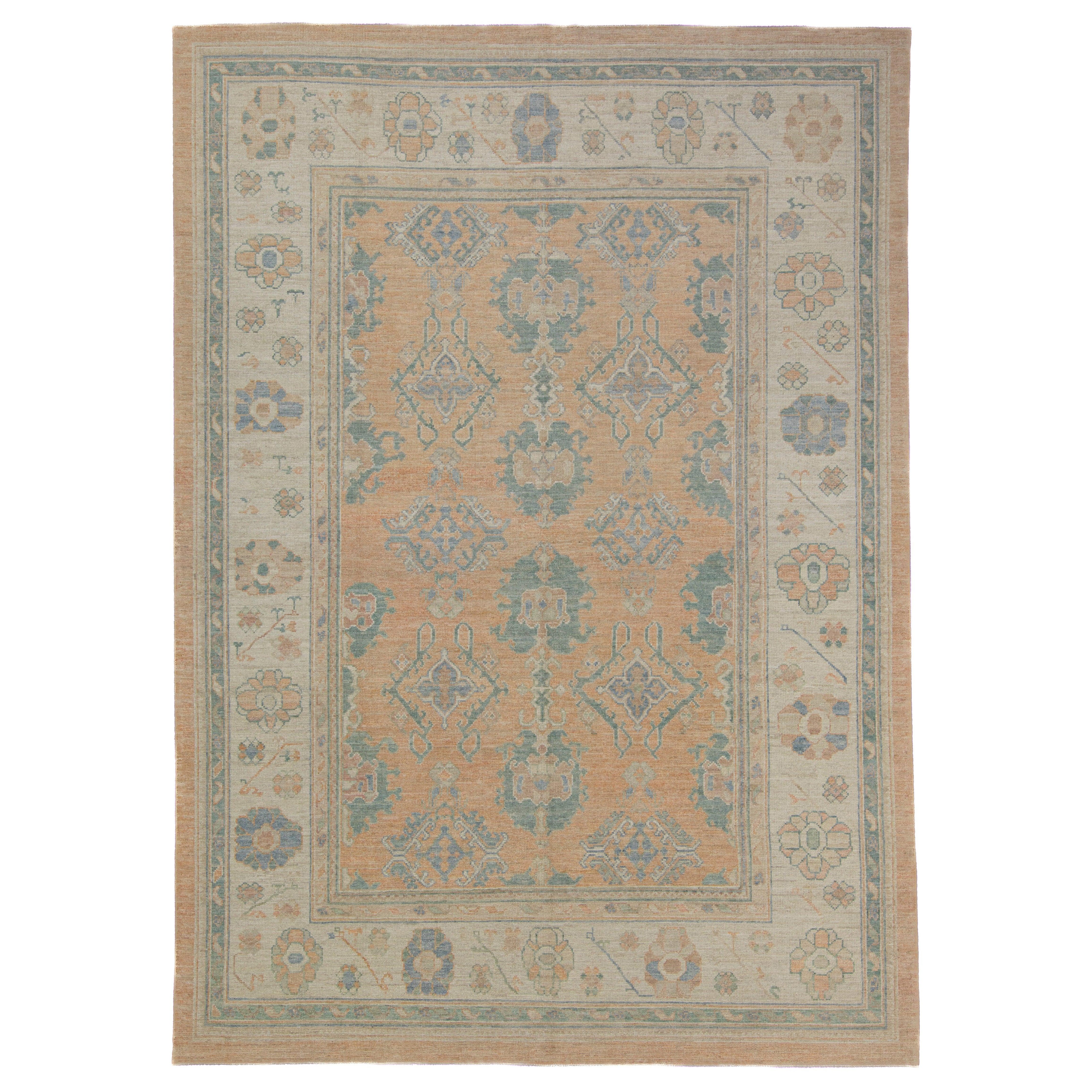 Tappeto Oushak turco 8'9" x 12'3"