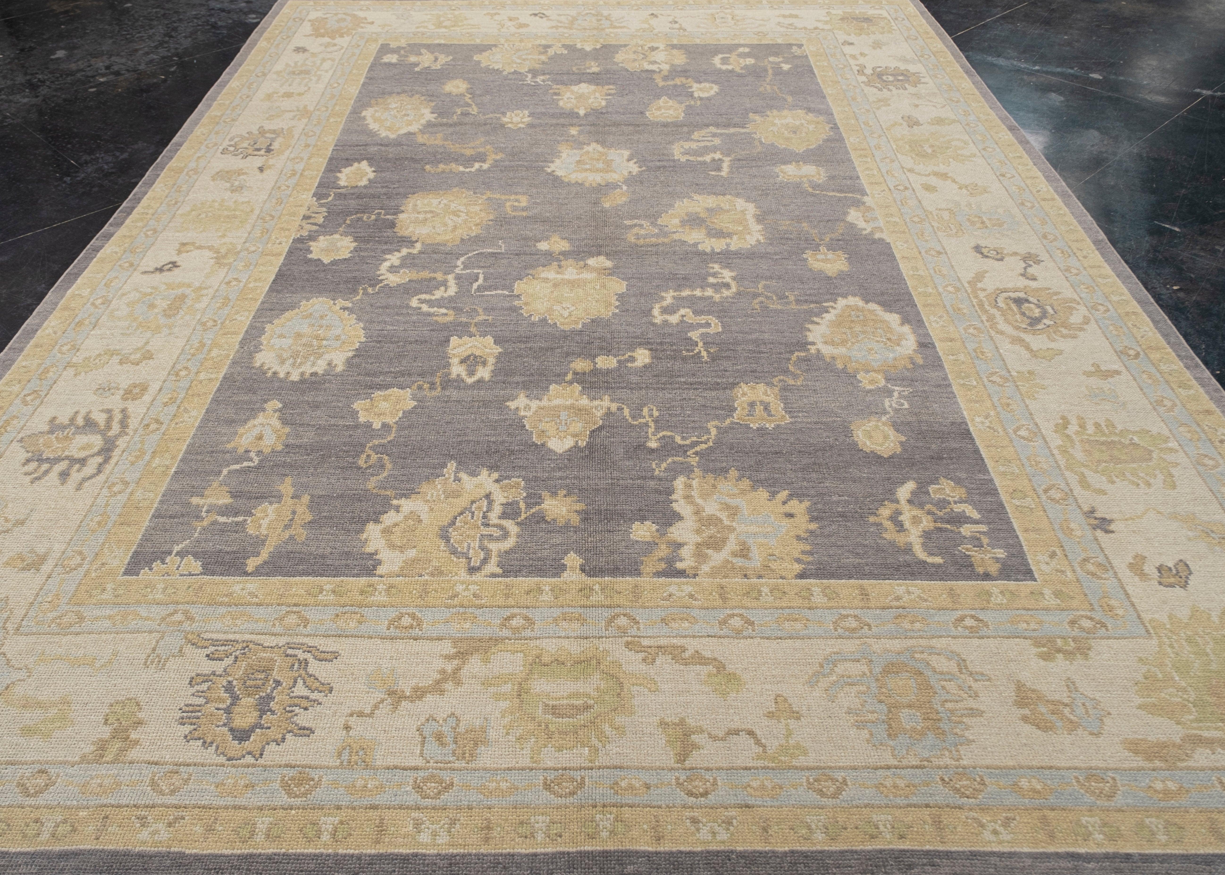 Turkish Oushak Rug 8'9