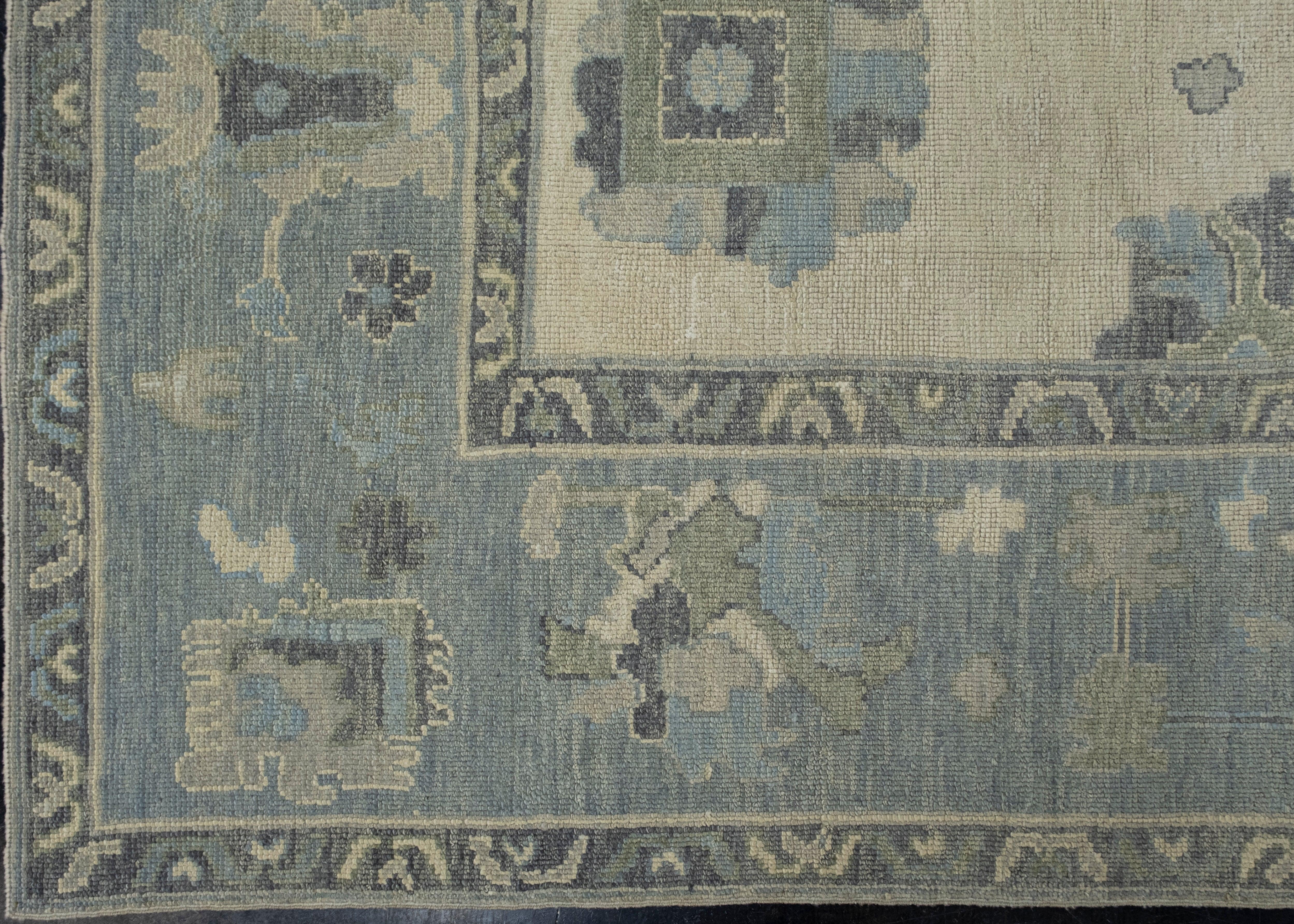 Turkish Oushak Rug 9' x 11'7