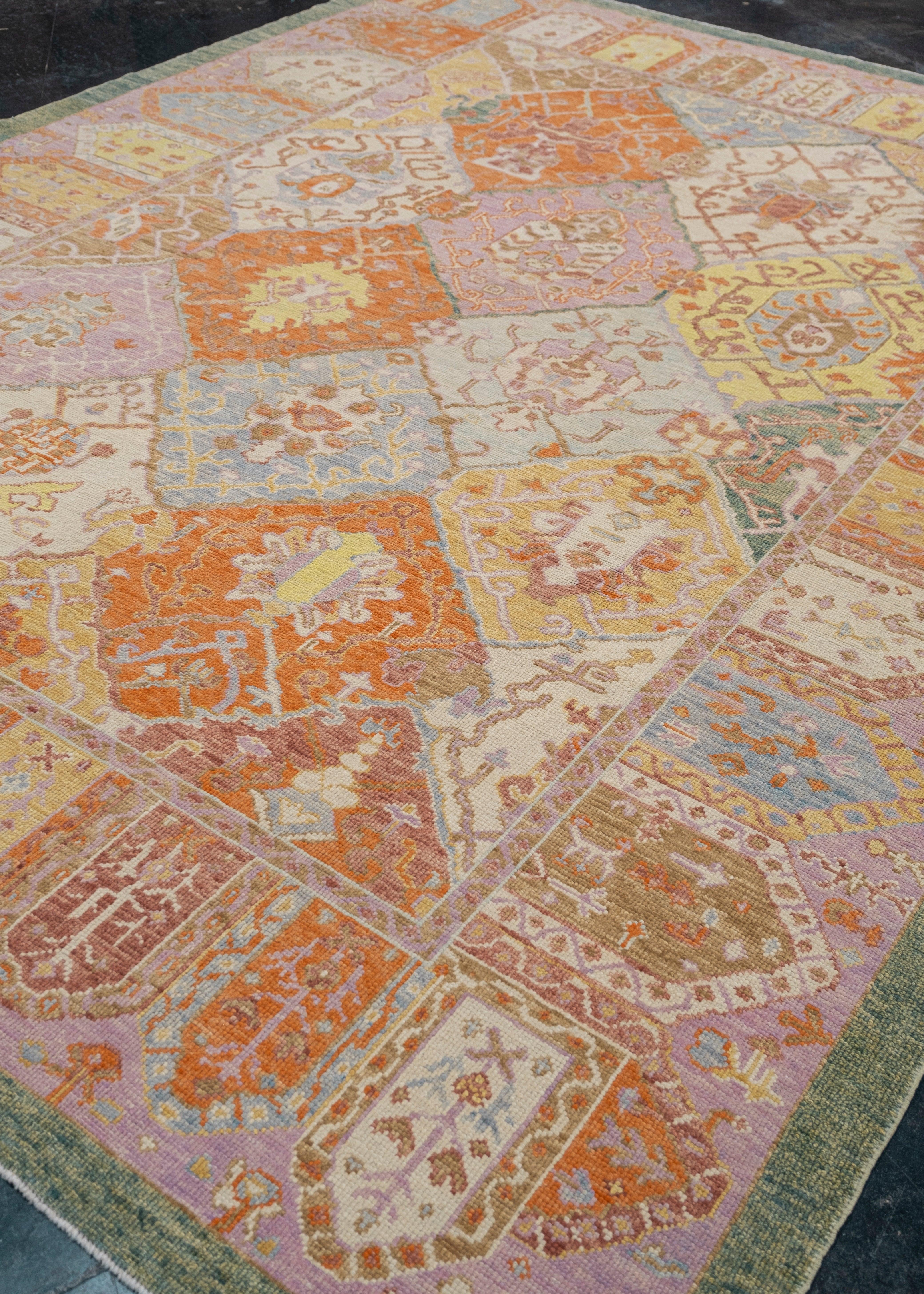 Turkish Oushak Rug 9' x 11'9