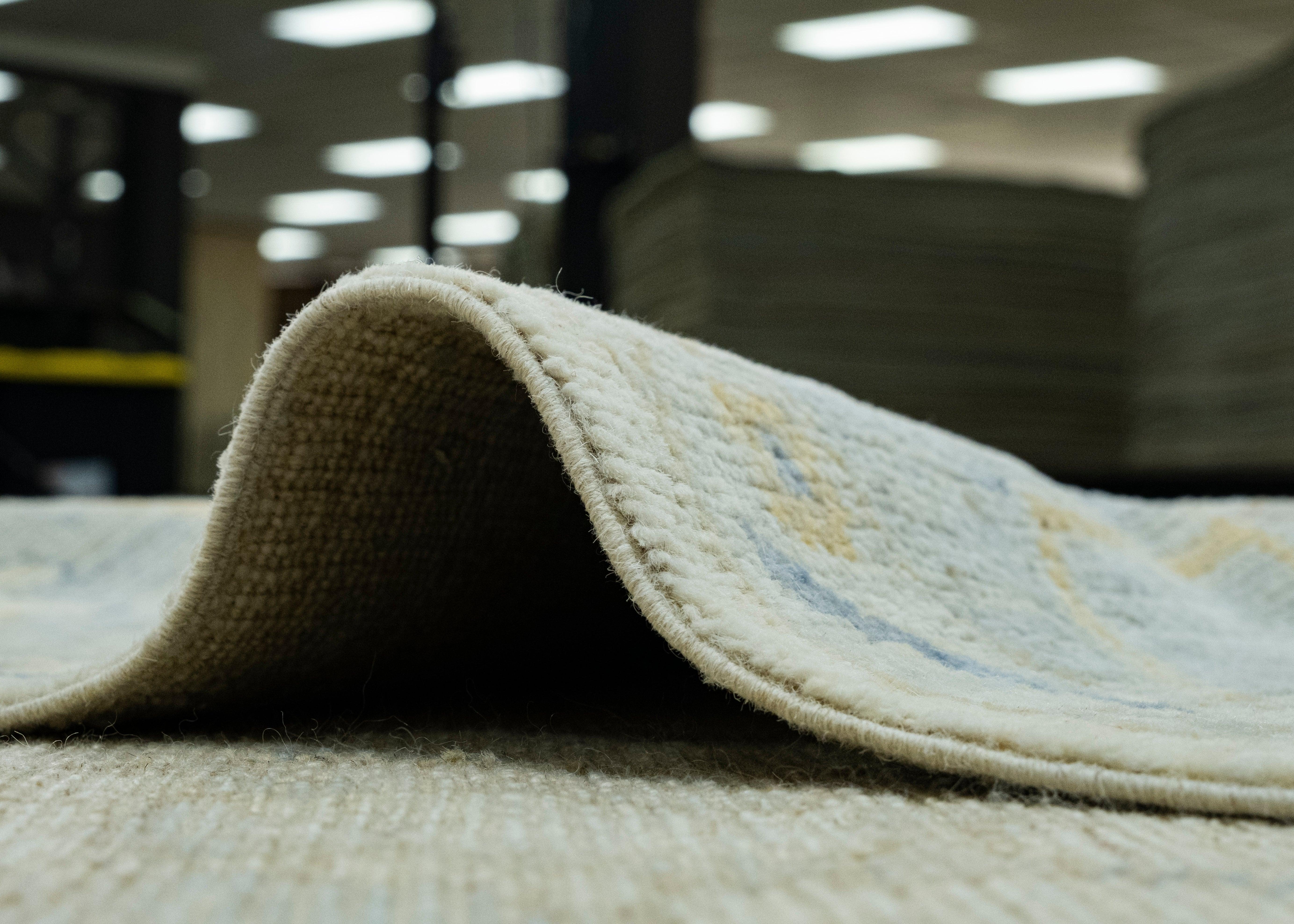 Tapis turc Oushak 9' x 12' #17432 en vente 1