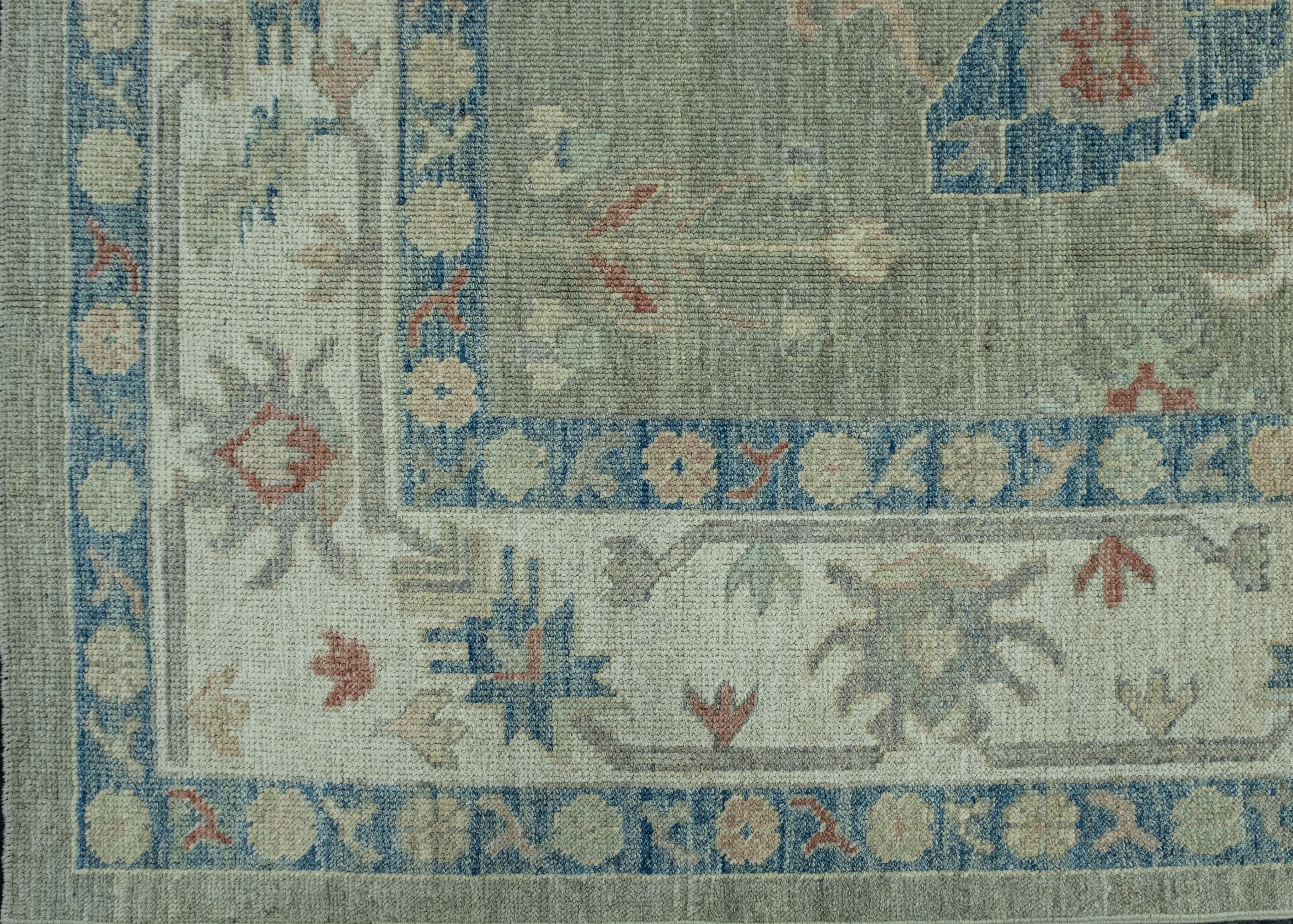 Turkish Oushak Rug 9' x 12'1
