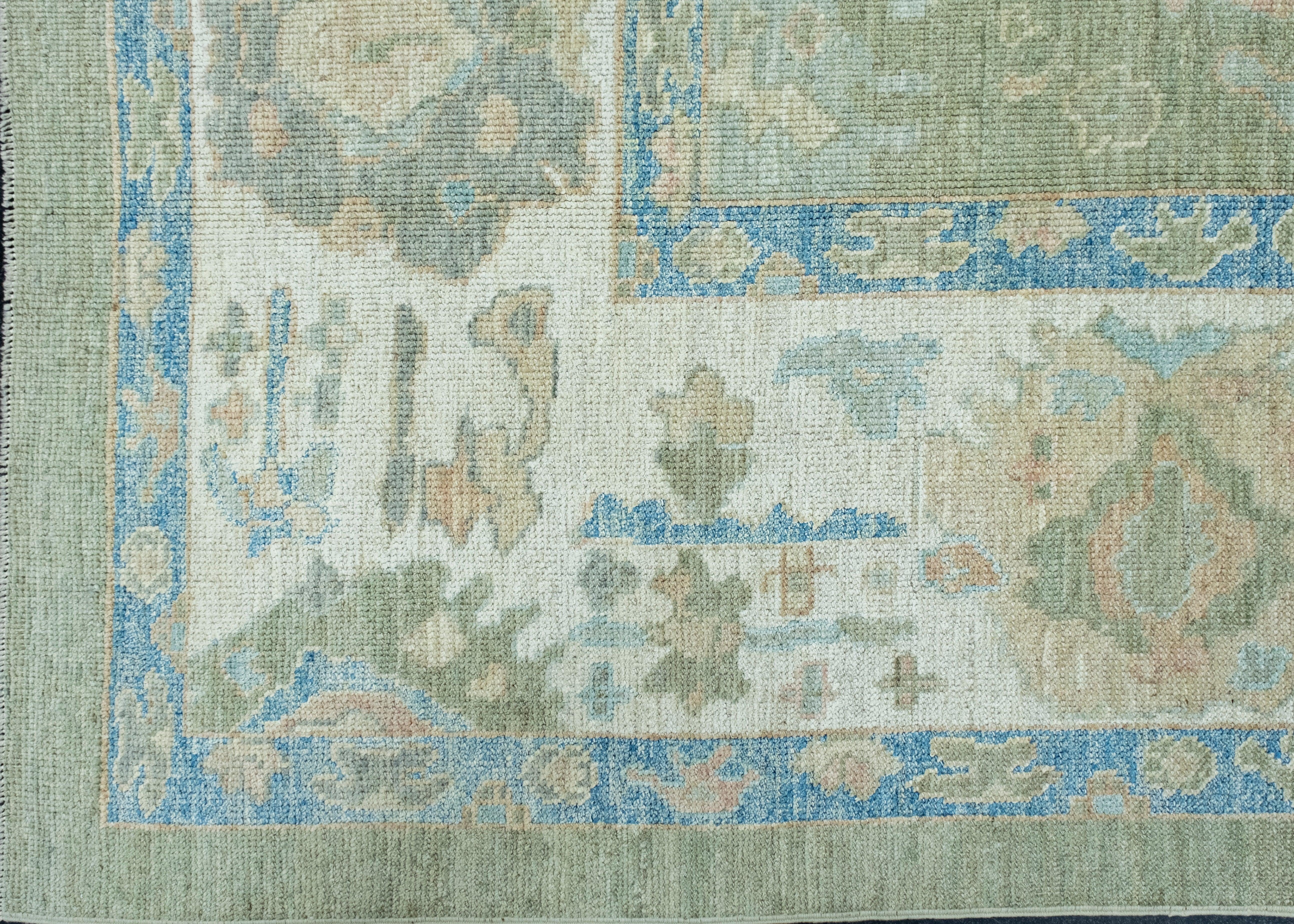 Turkish Oushak Rug 9' x 12'1
