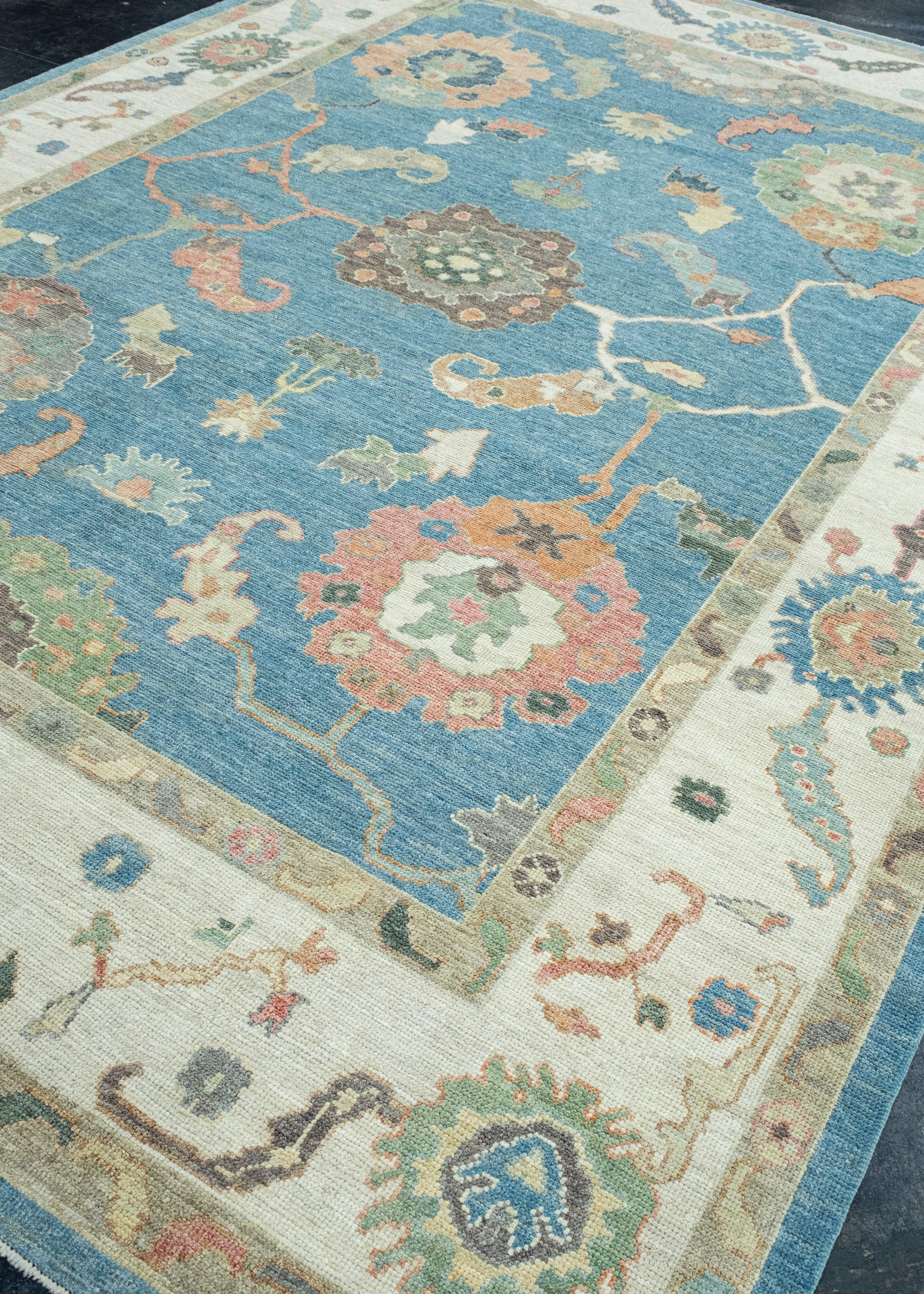 Turco Turkish Oushak Rug 9' x 12'10
