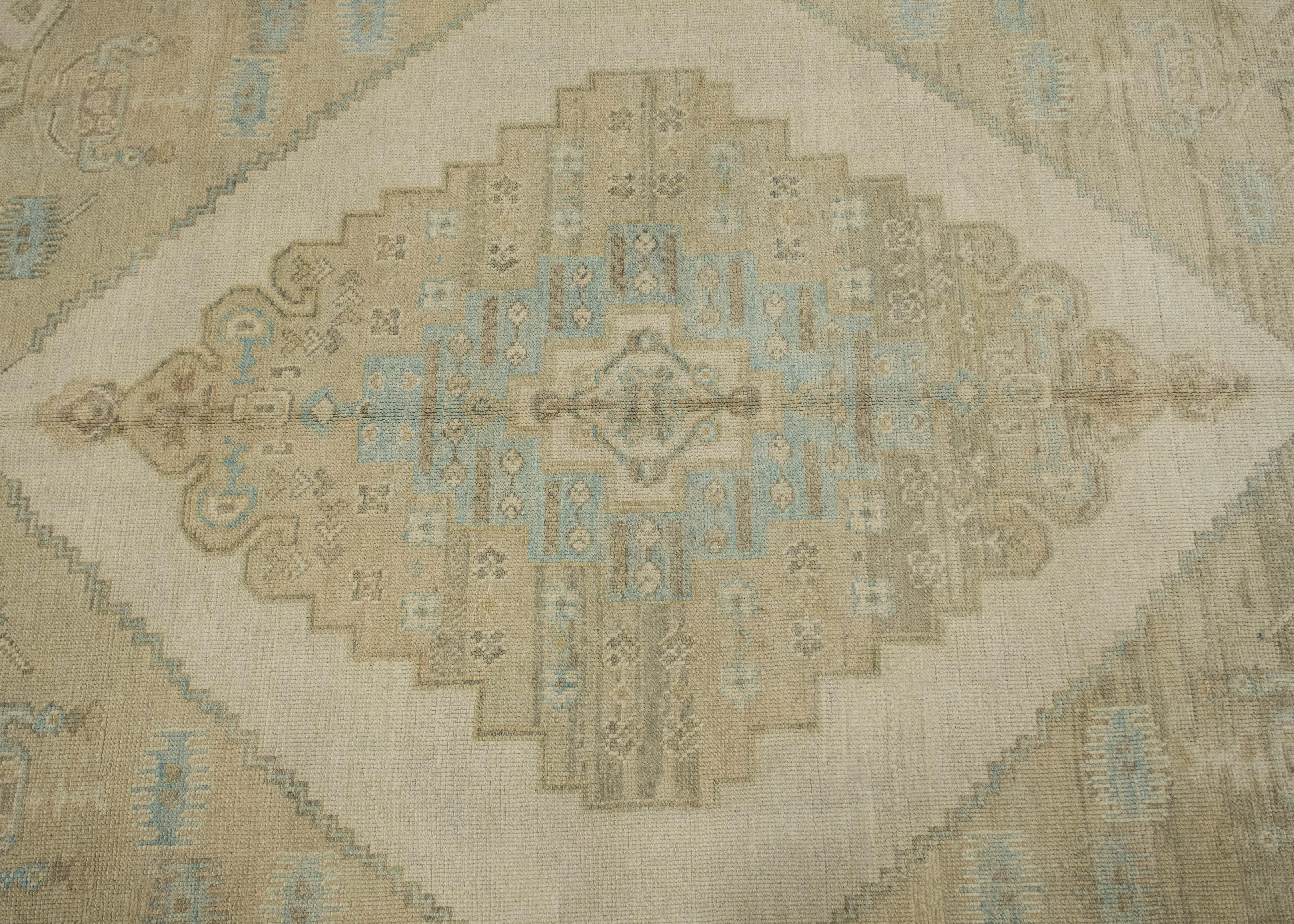 Alfombra Turca Oushak 9' x 12'10 en Nuevo estado para la venta en Houston, TX