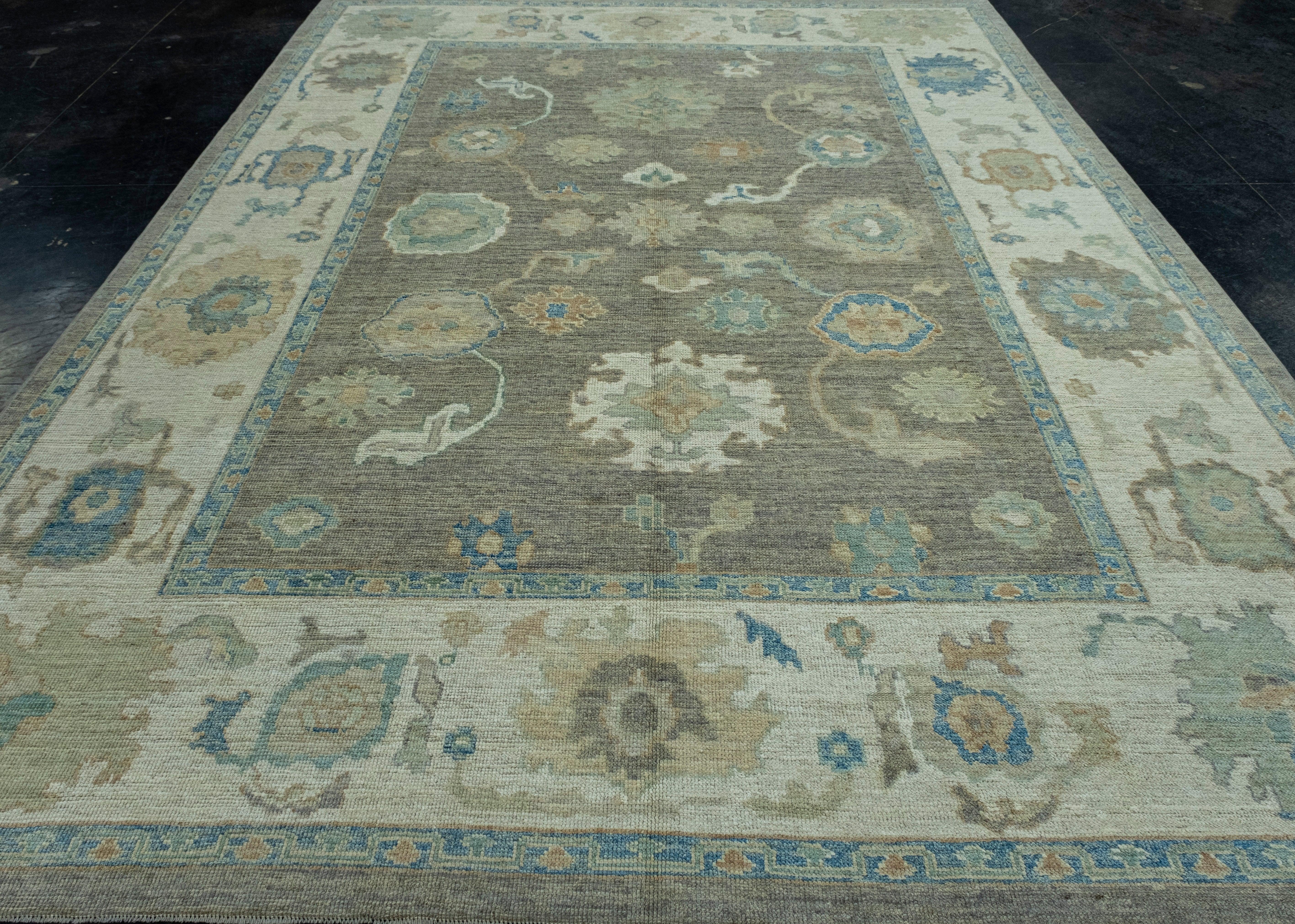 Turkish Oushak Rug 9' x 12'2