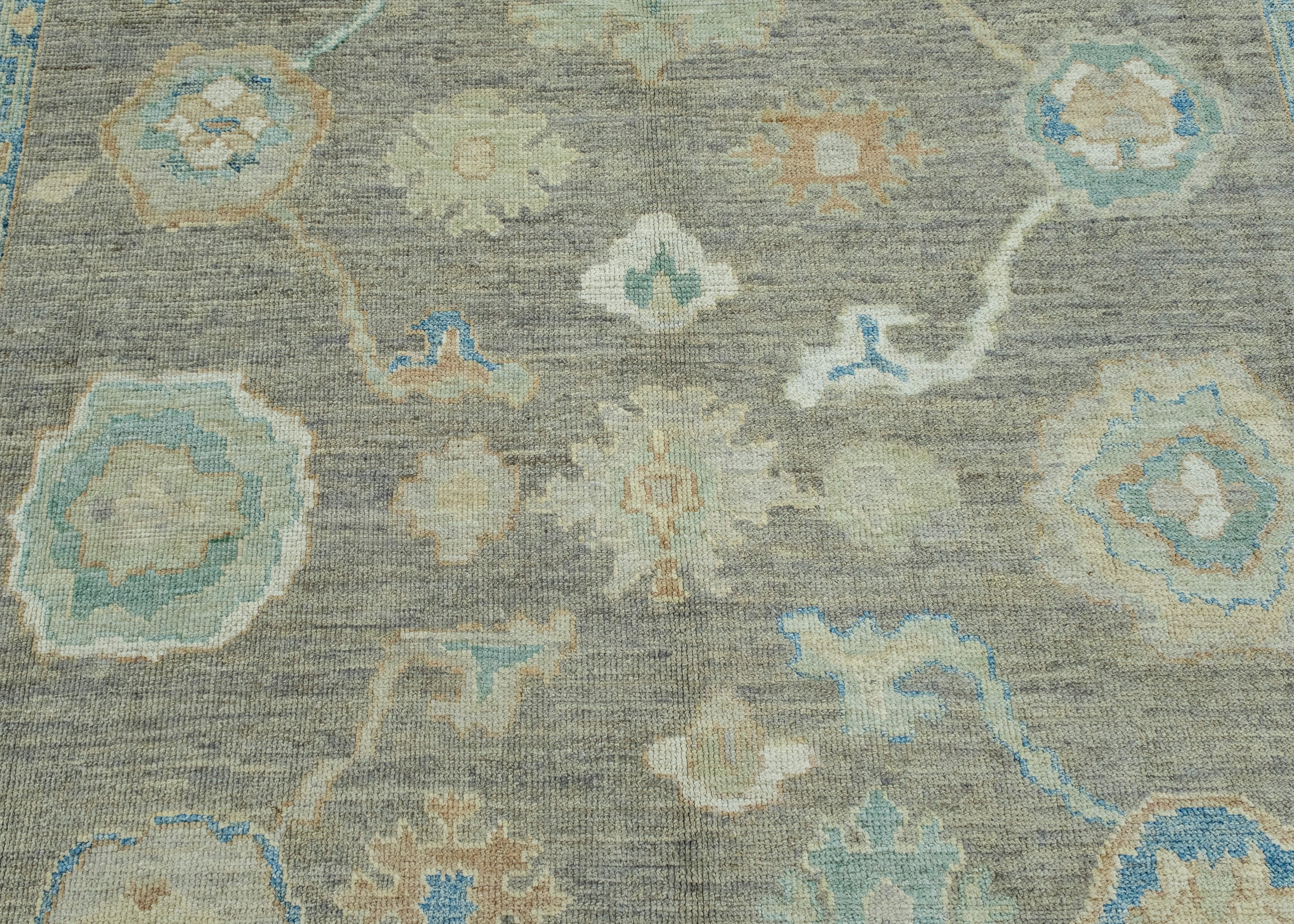 Wool Turkish Oushak Rug 9' x 12'2