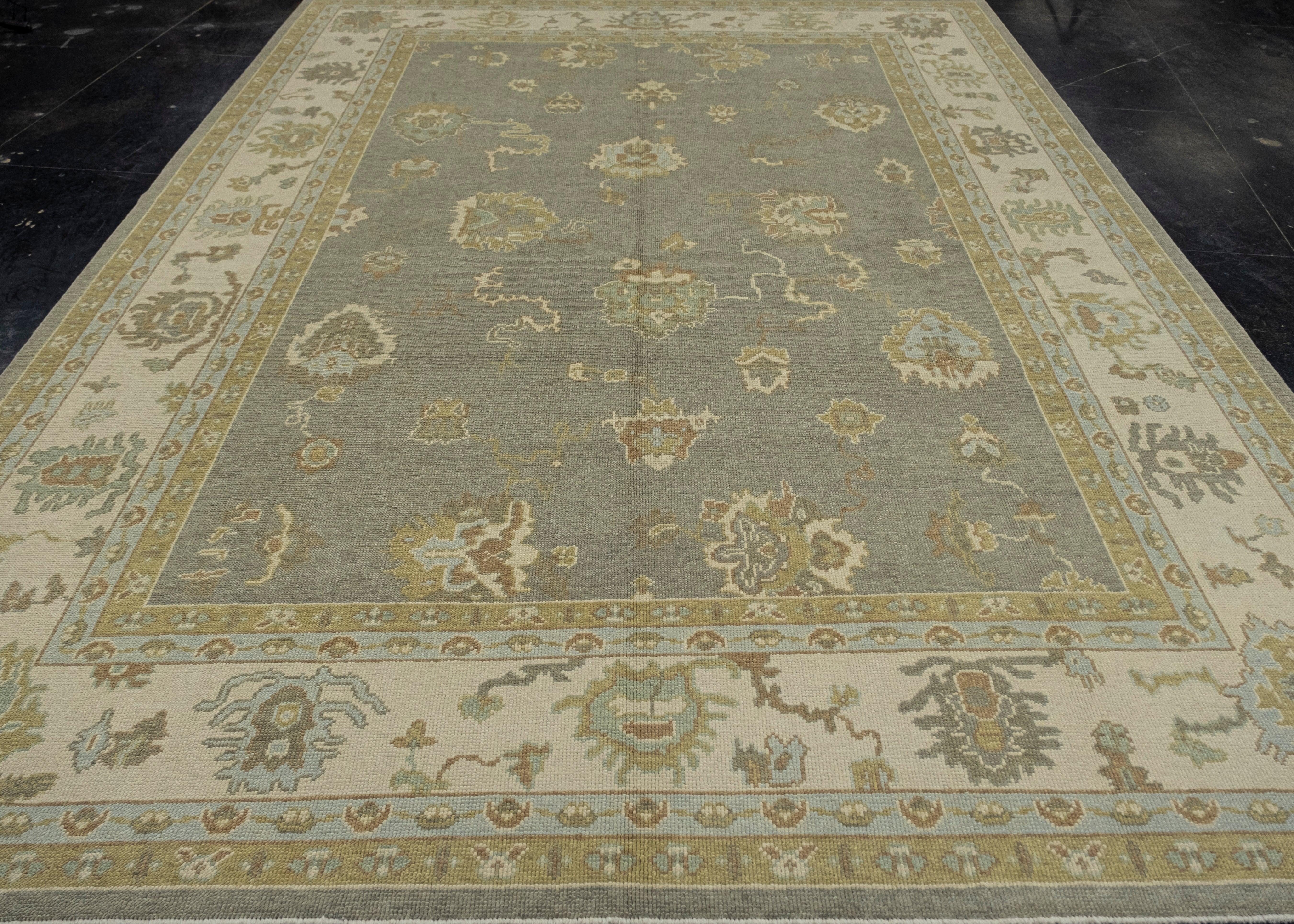 Turkish Oushak Rug 9' x 12'2