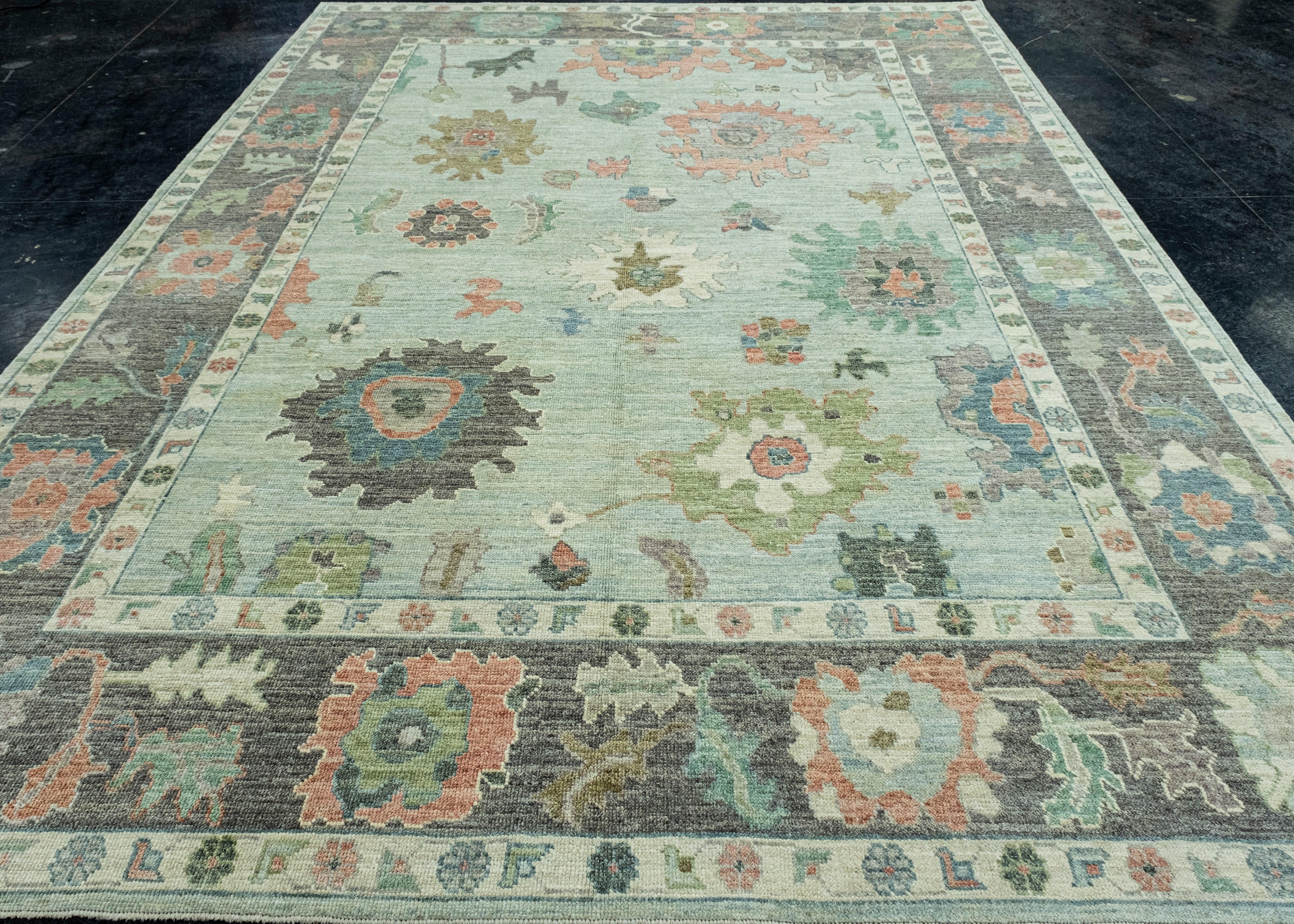 Turkish Oushak Rug 9' x 12'3