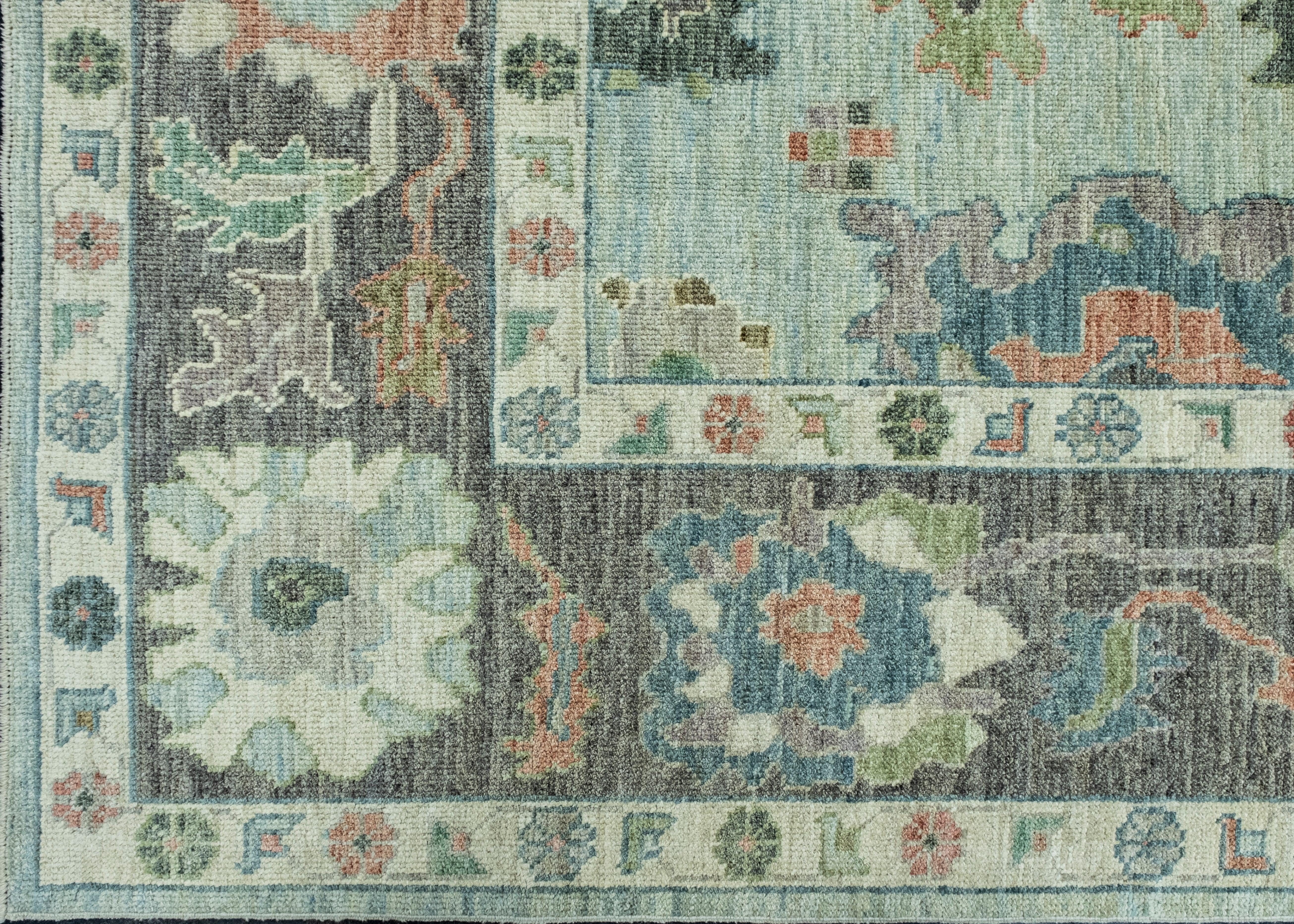 Turkish Oushak Rug 9' x 12'3