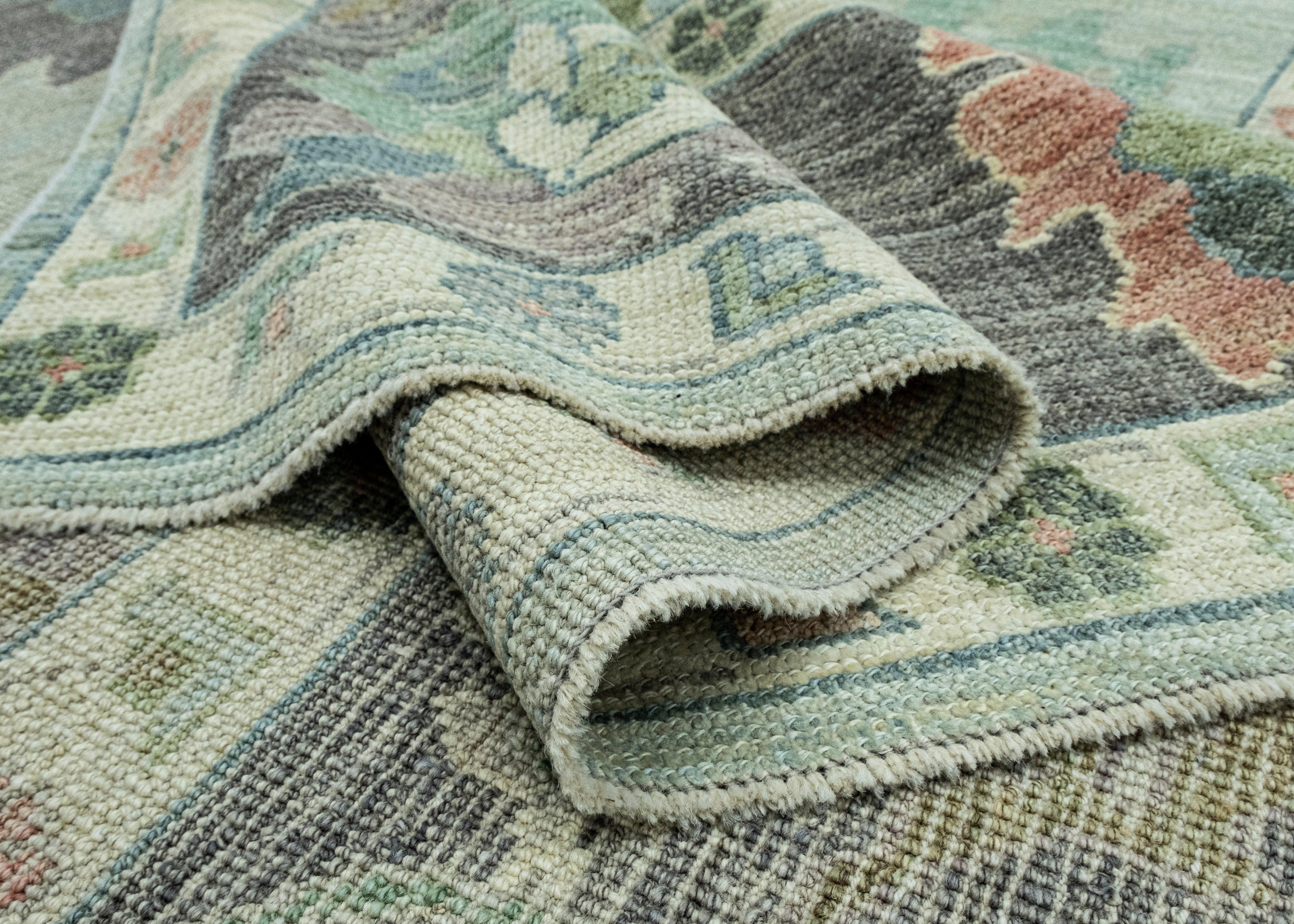Turkish Oushak Rug 9' x 12'3