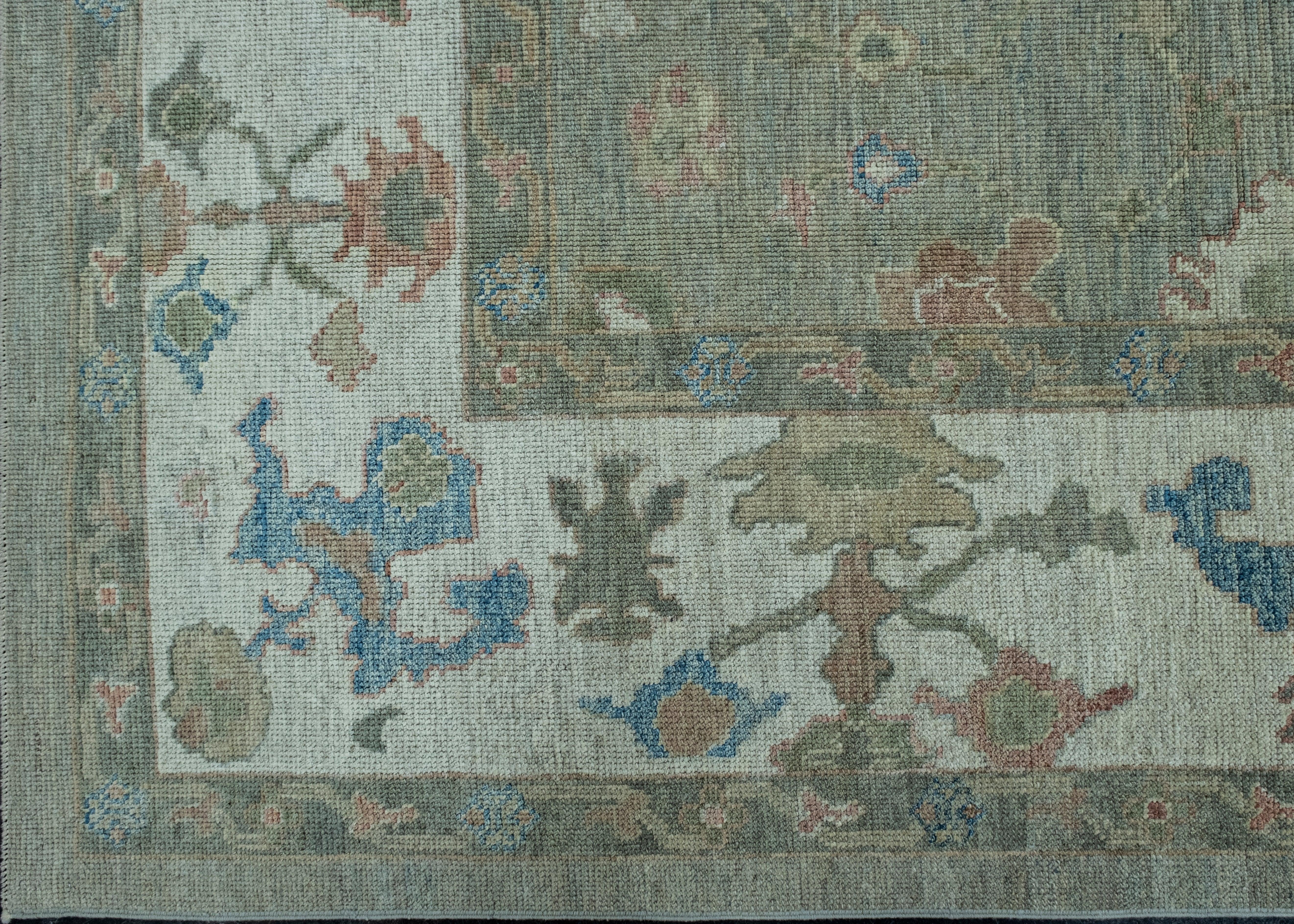 Turkish Oushak Rug 9' x 12'5