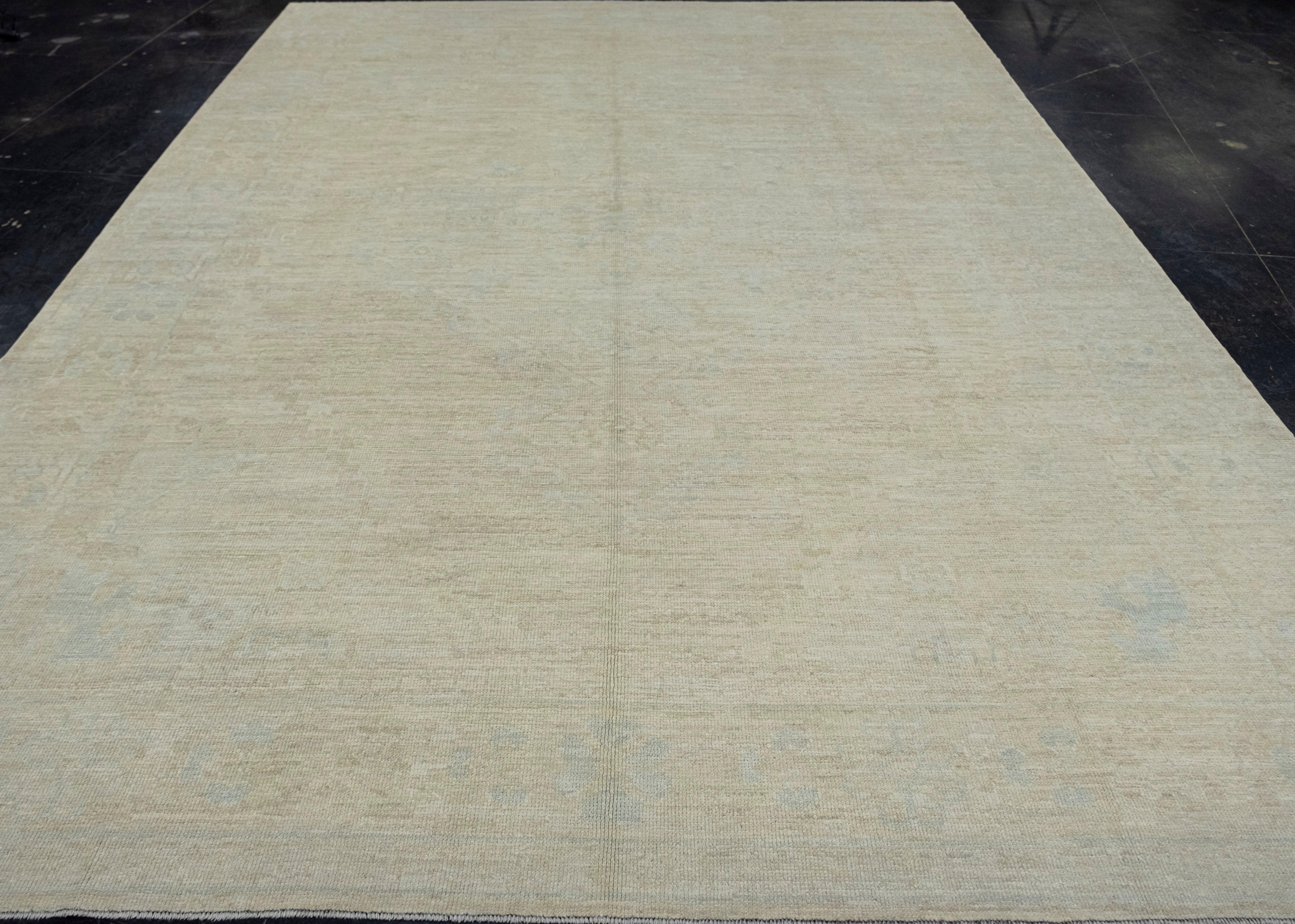 Turkish Oushak Rug 9' x 12'6