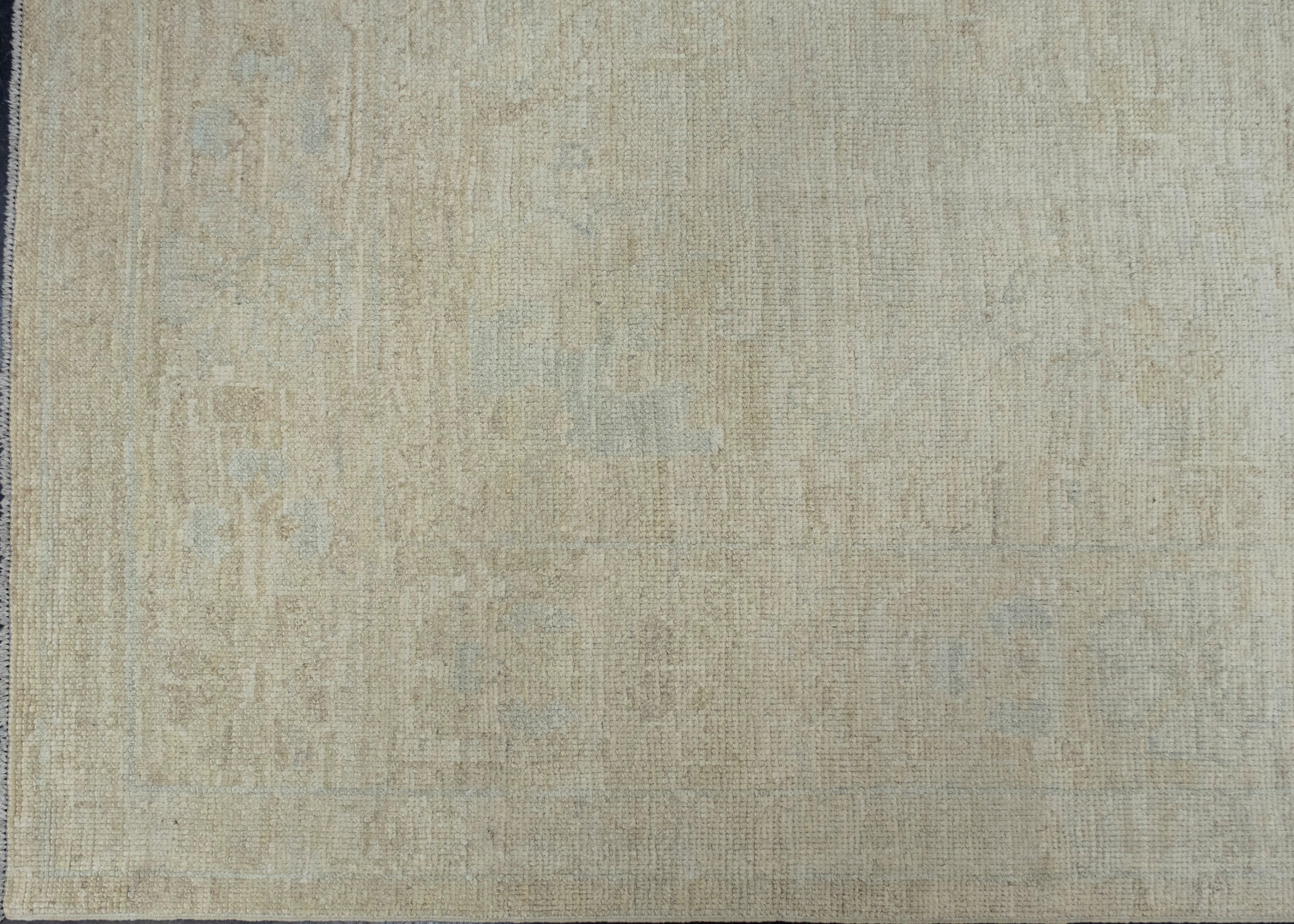 Turkish Oushak Rug 9' x 12'6