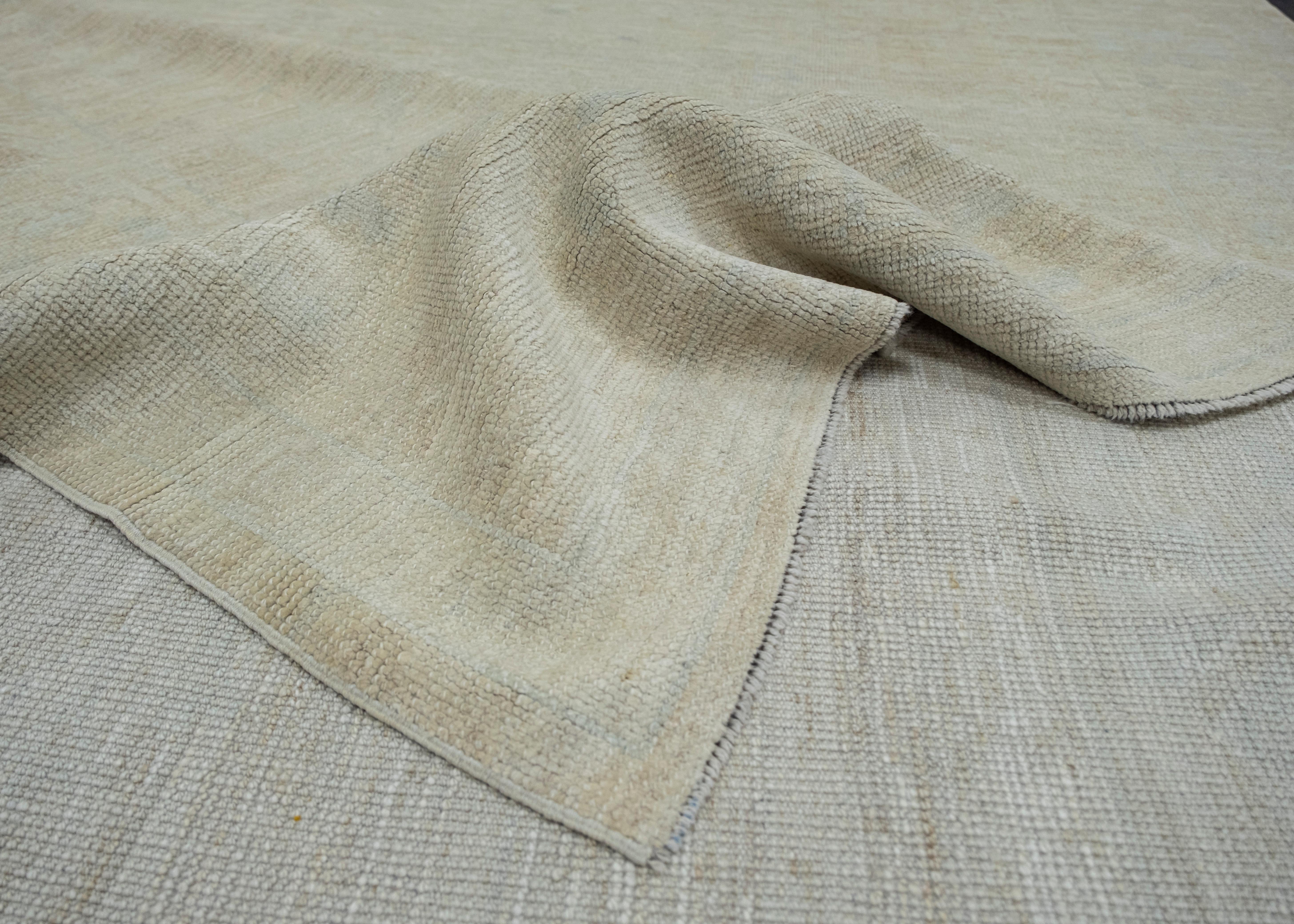 Turkish Oushak Rug 9' x 12'6