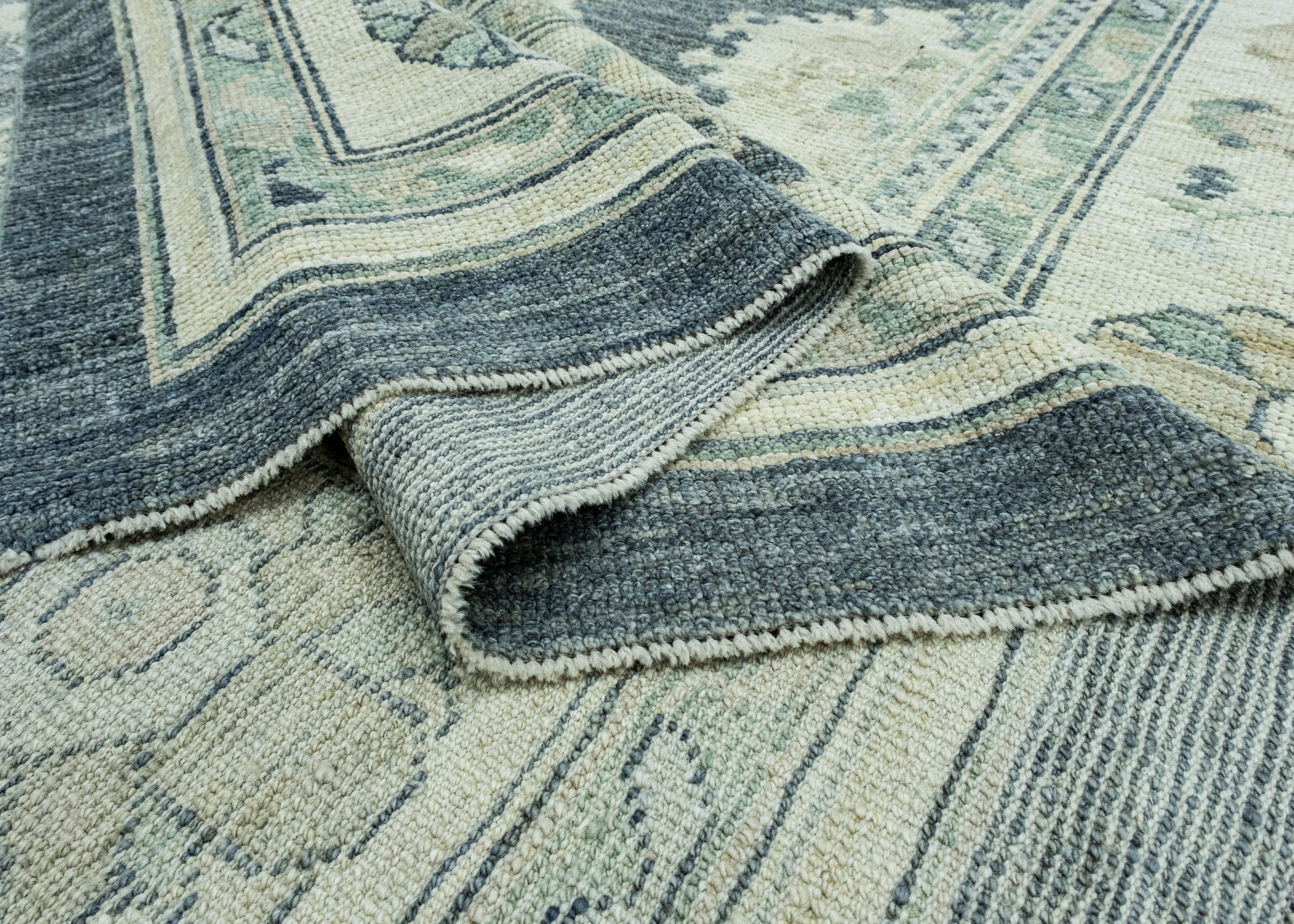 Wool Turkish Oushak Rug 9' x 12'8
