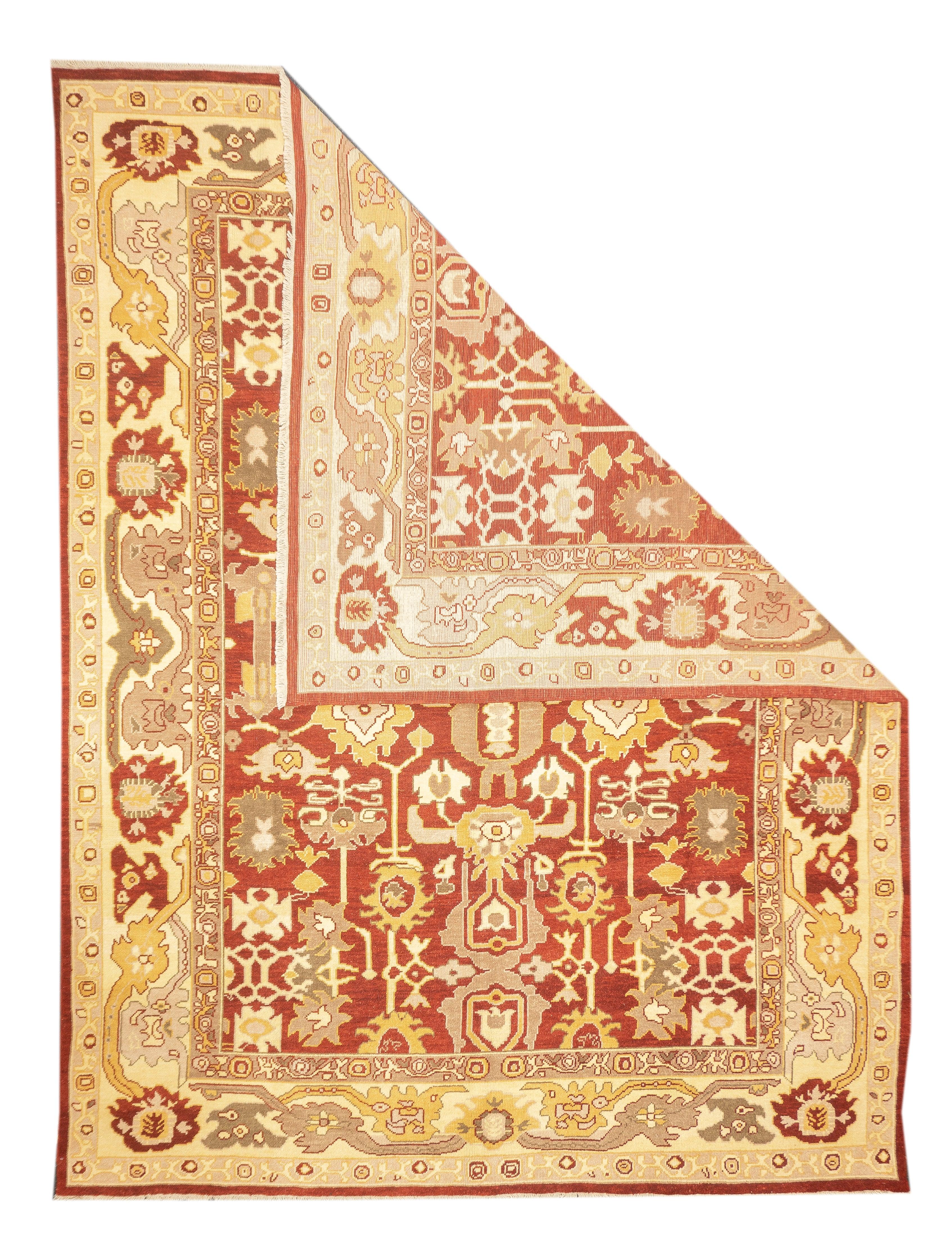 Tappeto Oushak turco 9'0