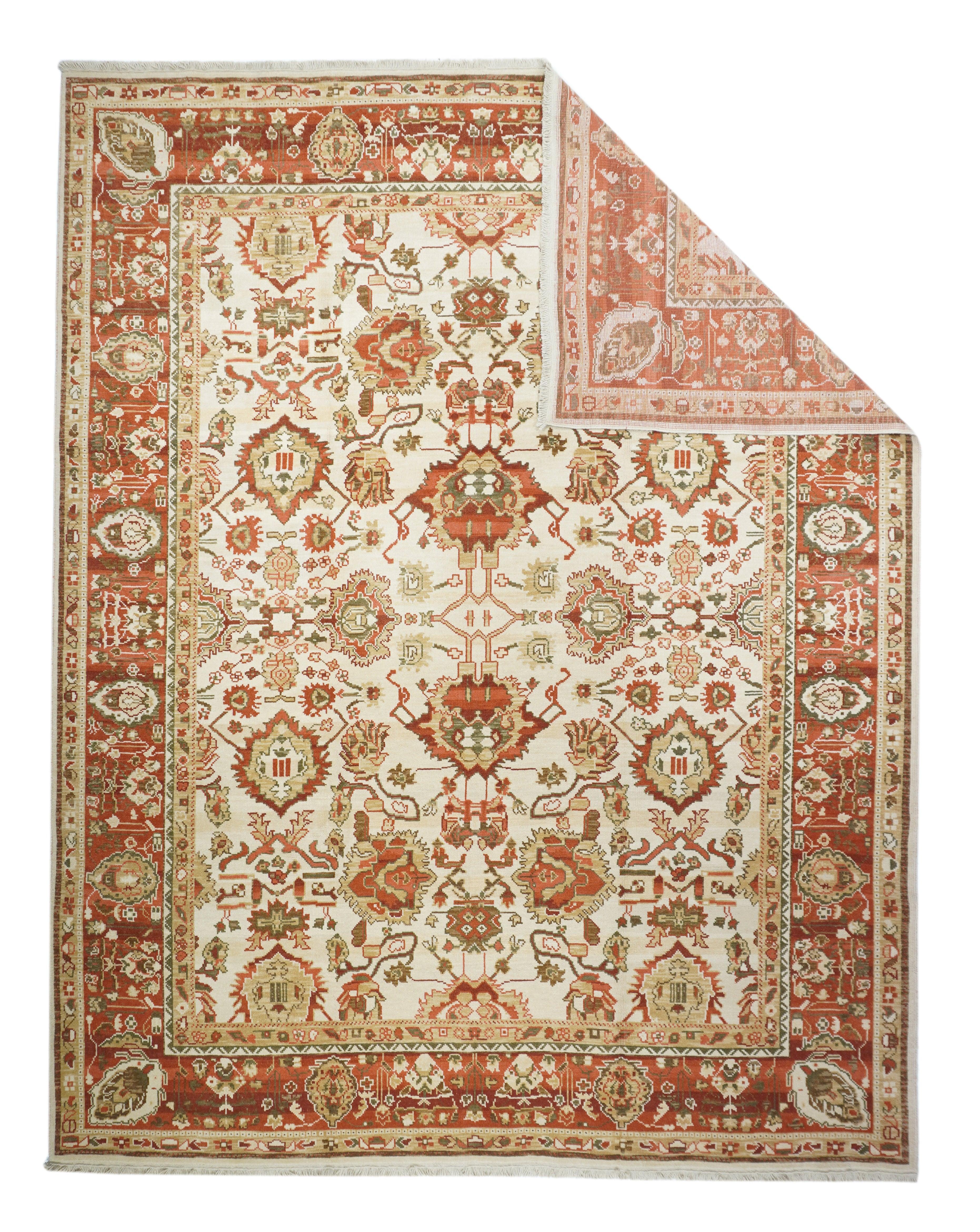 Türkischer Oushak-Teppich 9'0