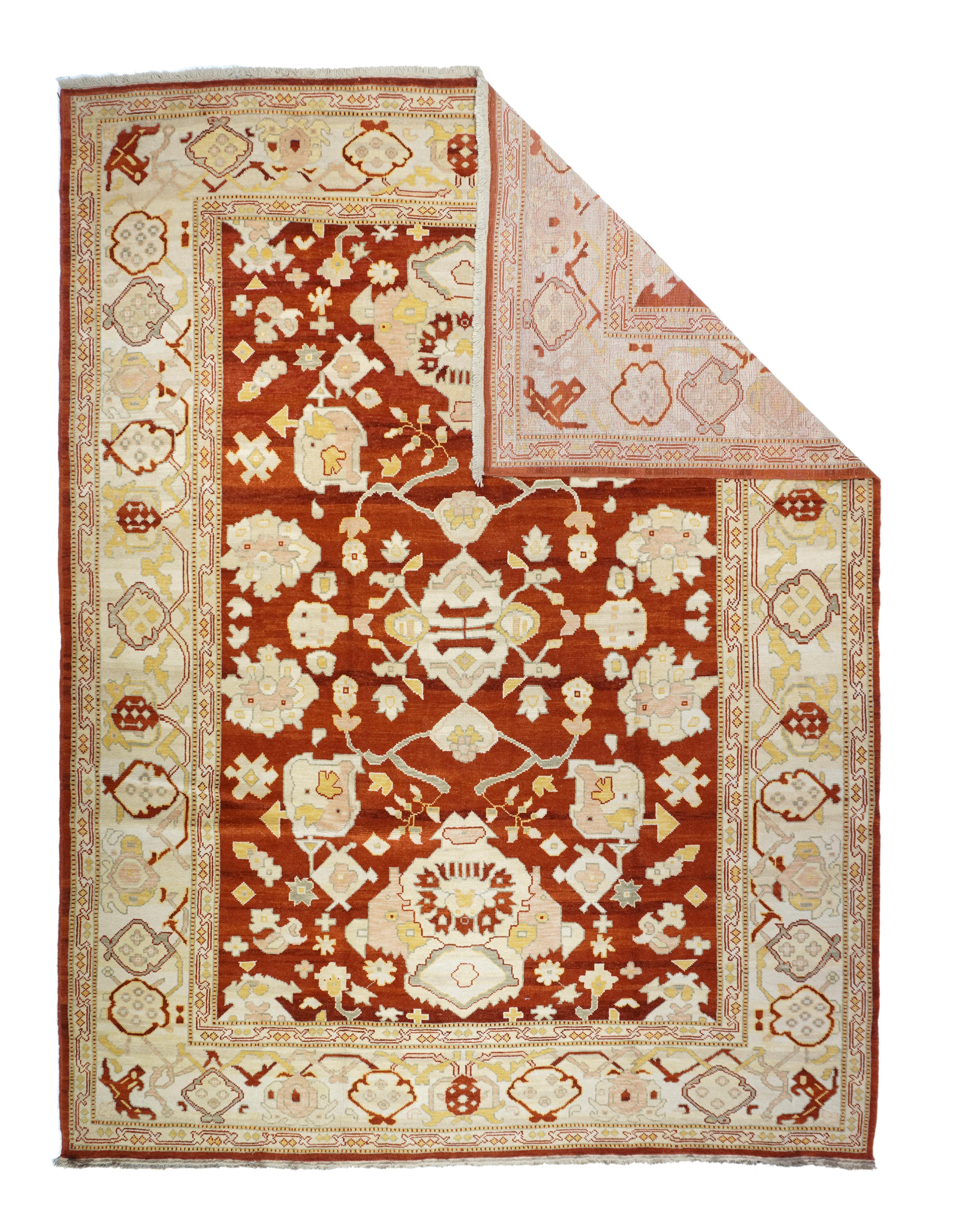 Tapis turc Oushak 9'0