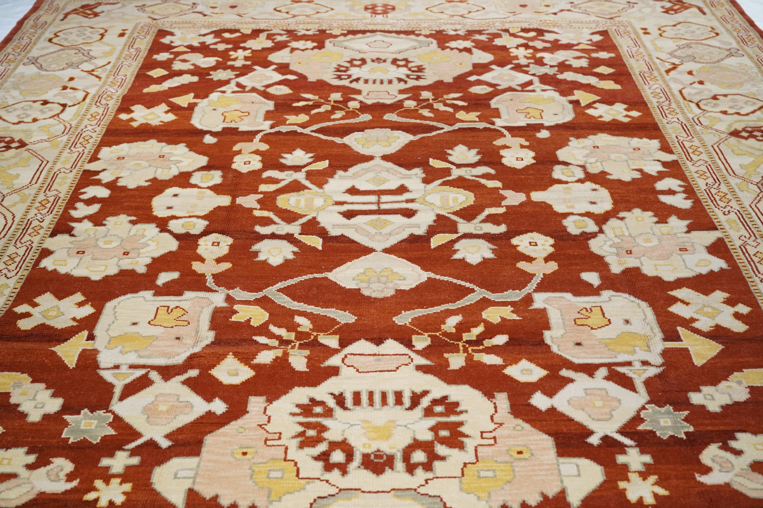 Laine Tapis turc Oushak 9'0