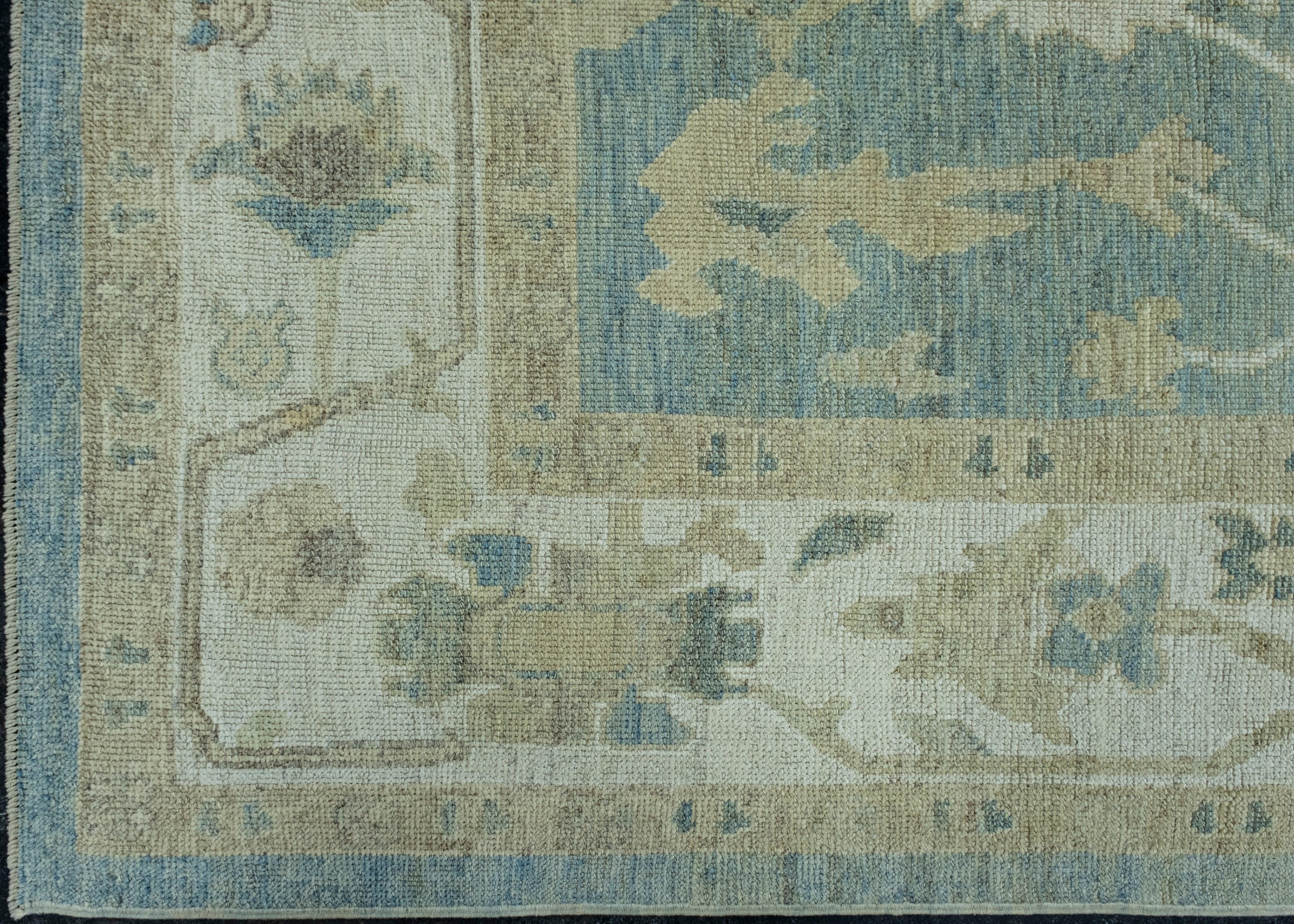 Turkish Oushak Rug 9'1