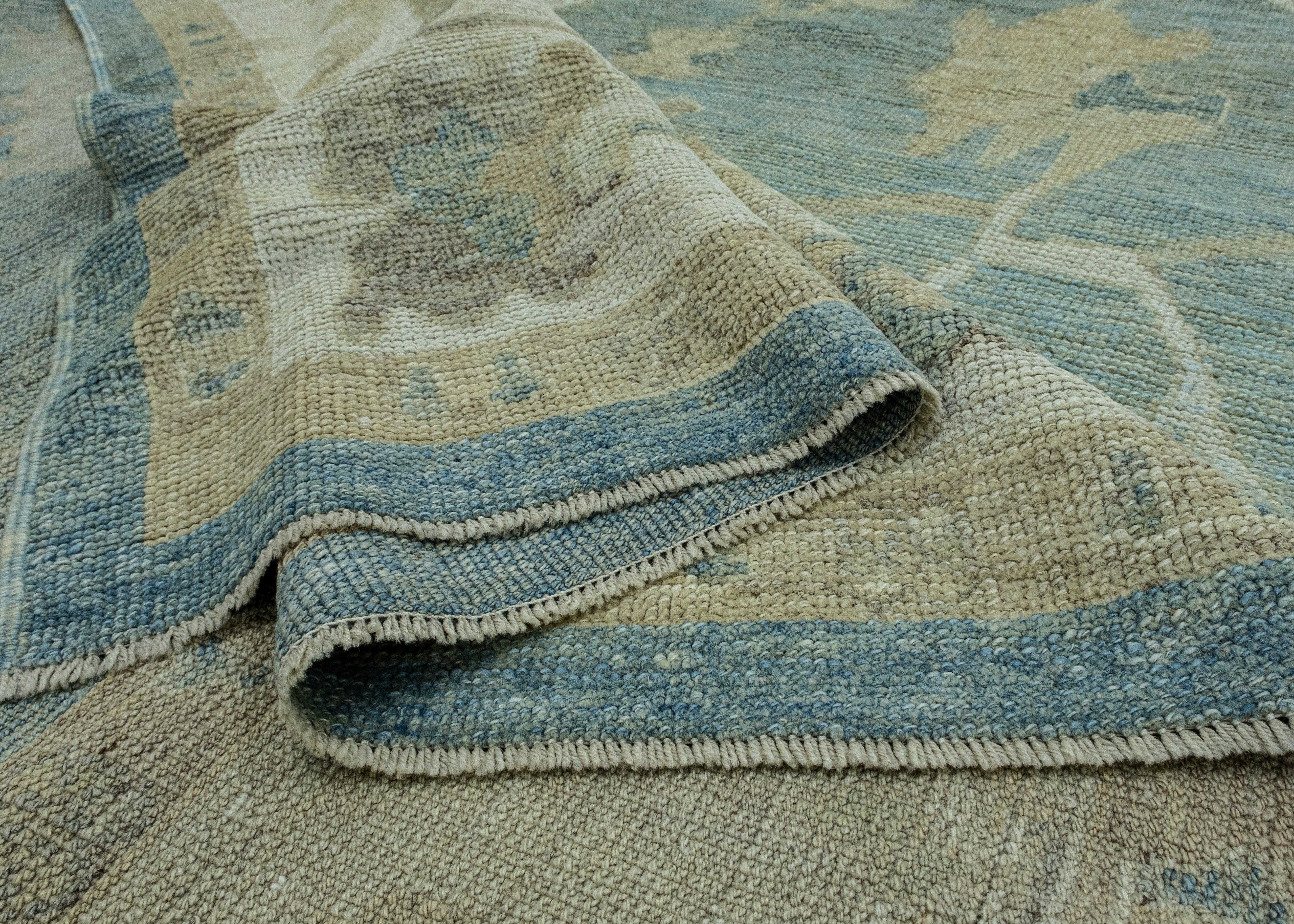 Turkish Oushak Rug 9'1