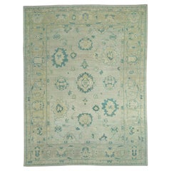 Turkish Oushak Rug 9'1" x 11'9" #18557