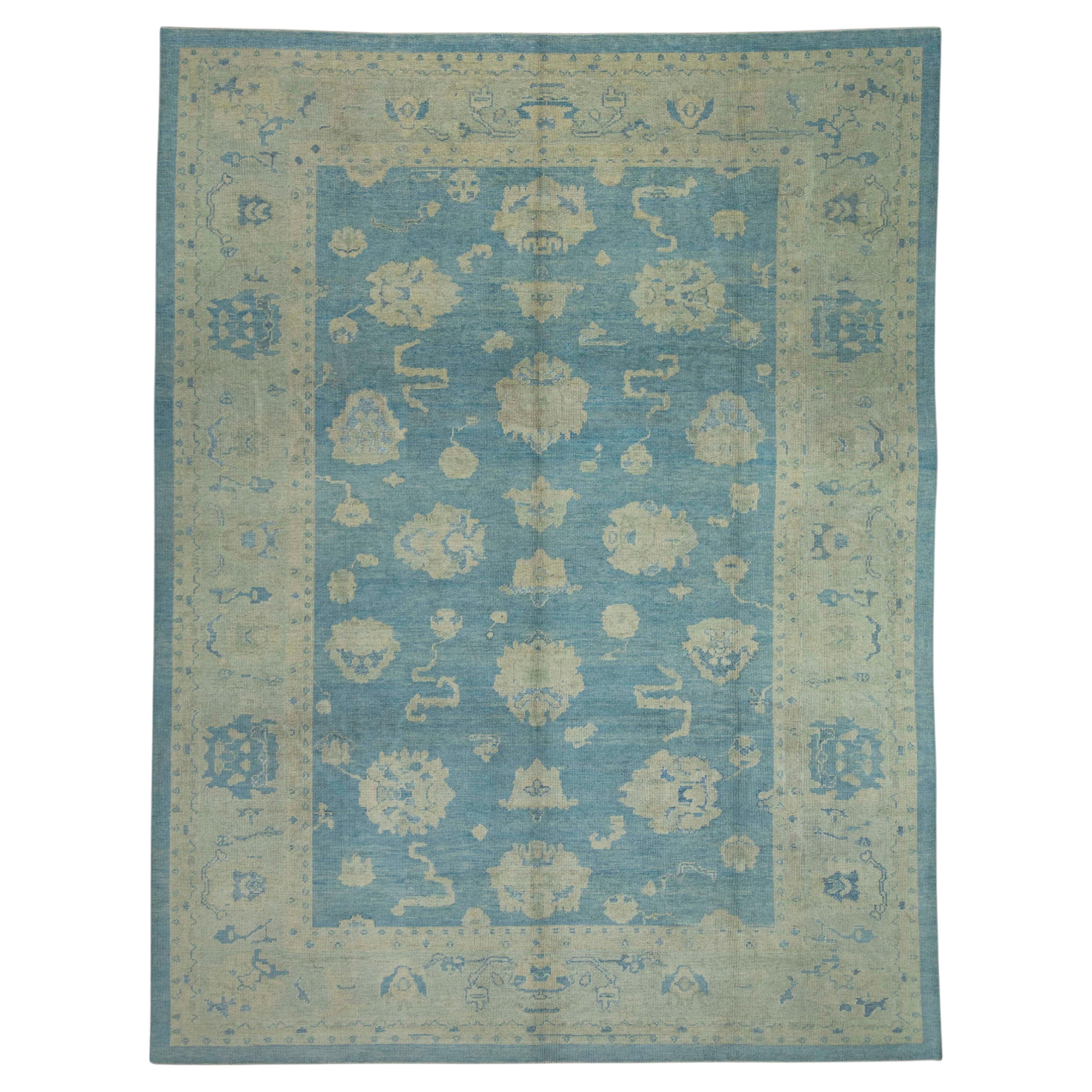 Turkish Oushak Rug 9'1" x 12' #18605
