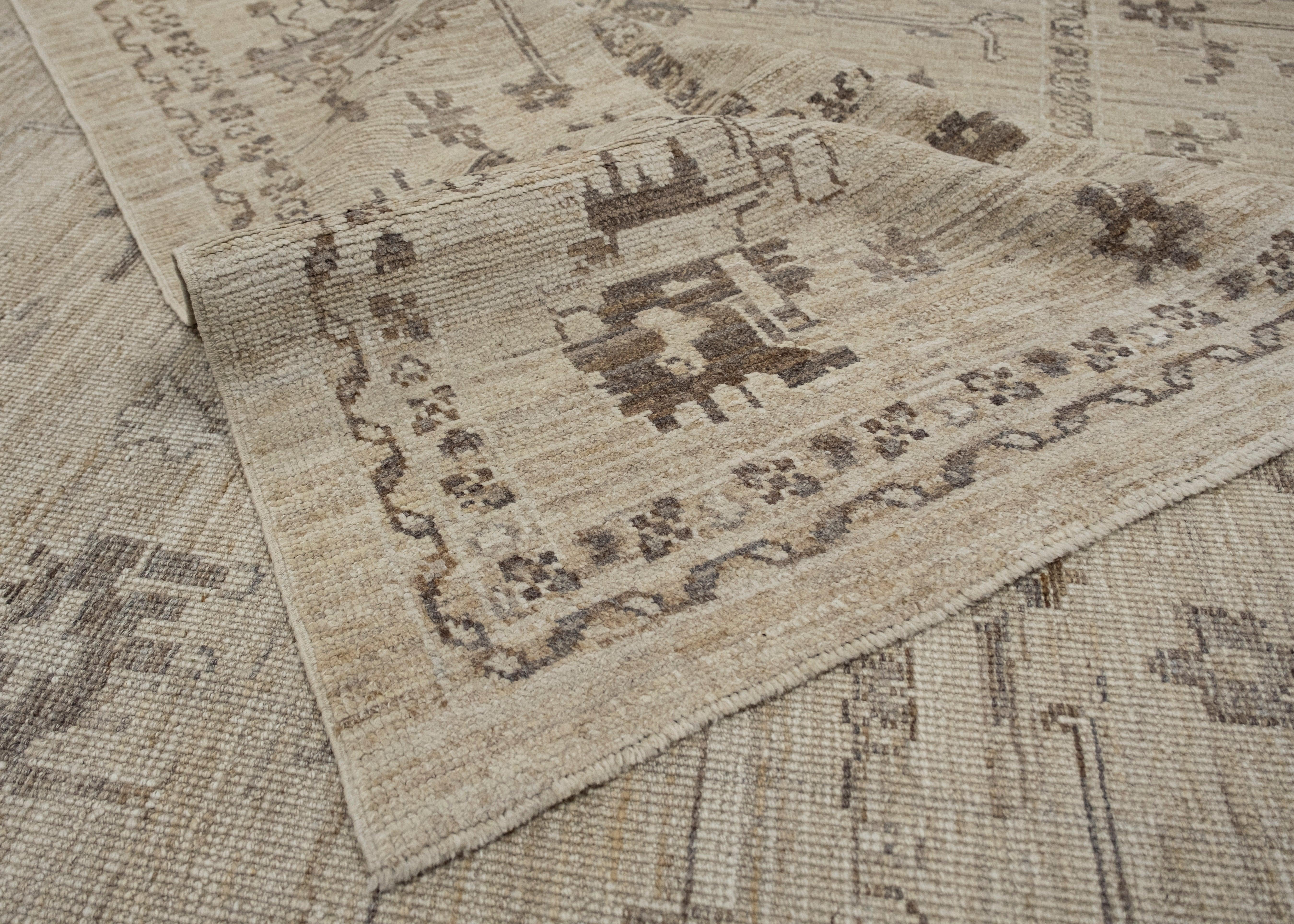 Alfombra turca Oushak 9'1