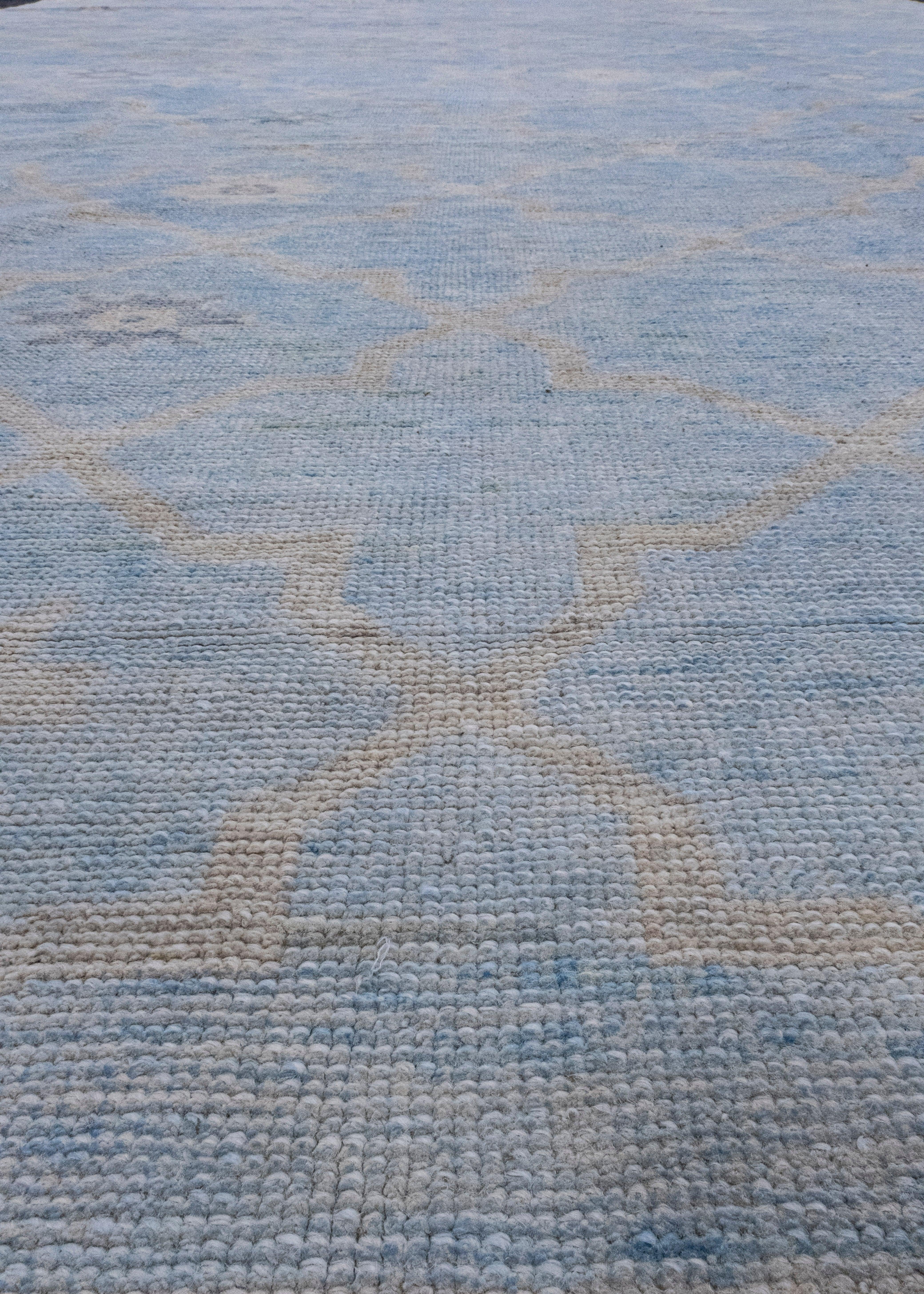 Alfombra turca Oushak 9'1