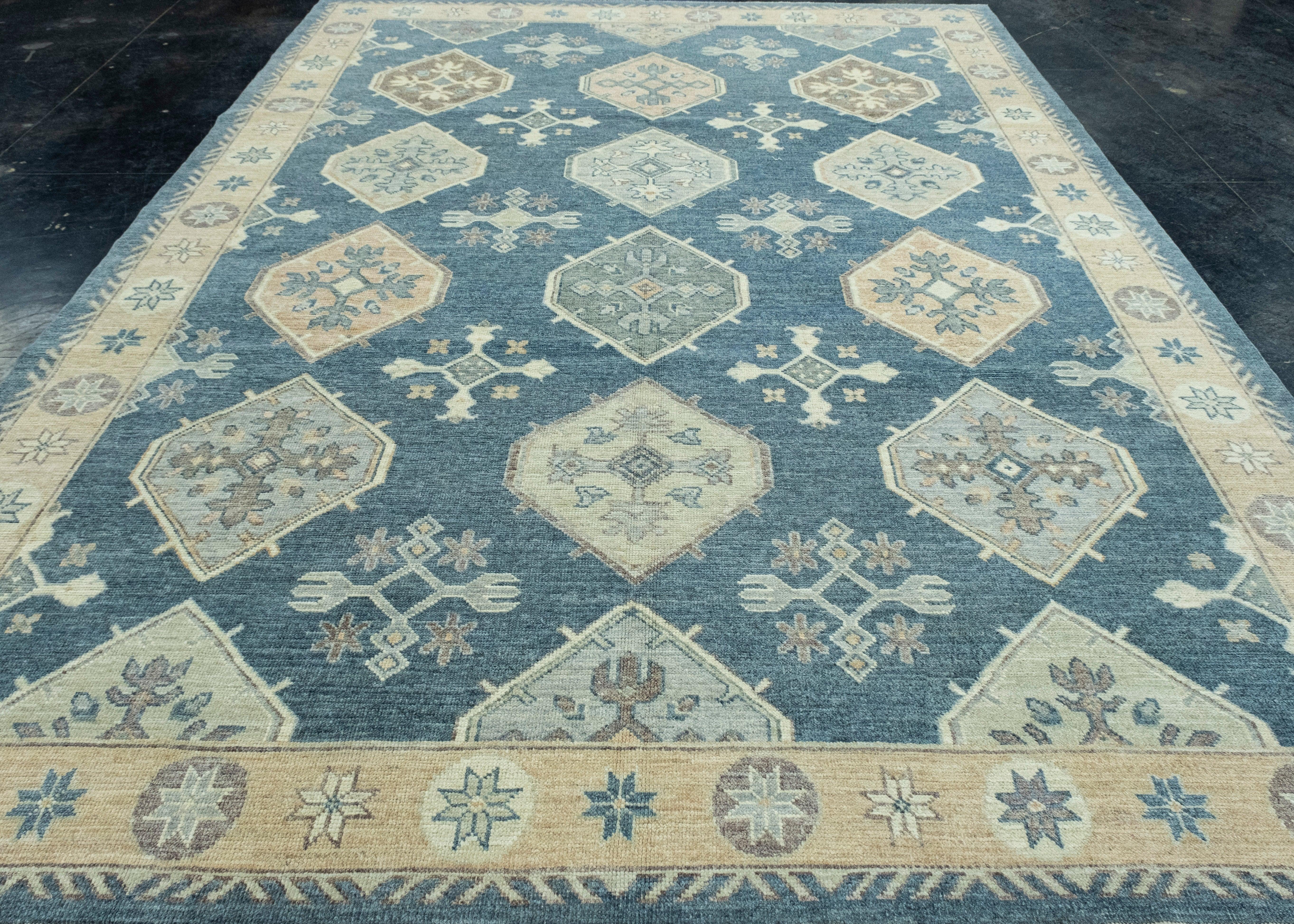 Turkish Oushak Rug 9'1
