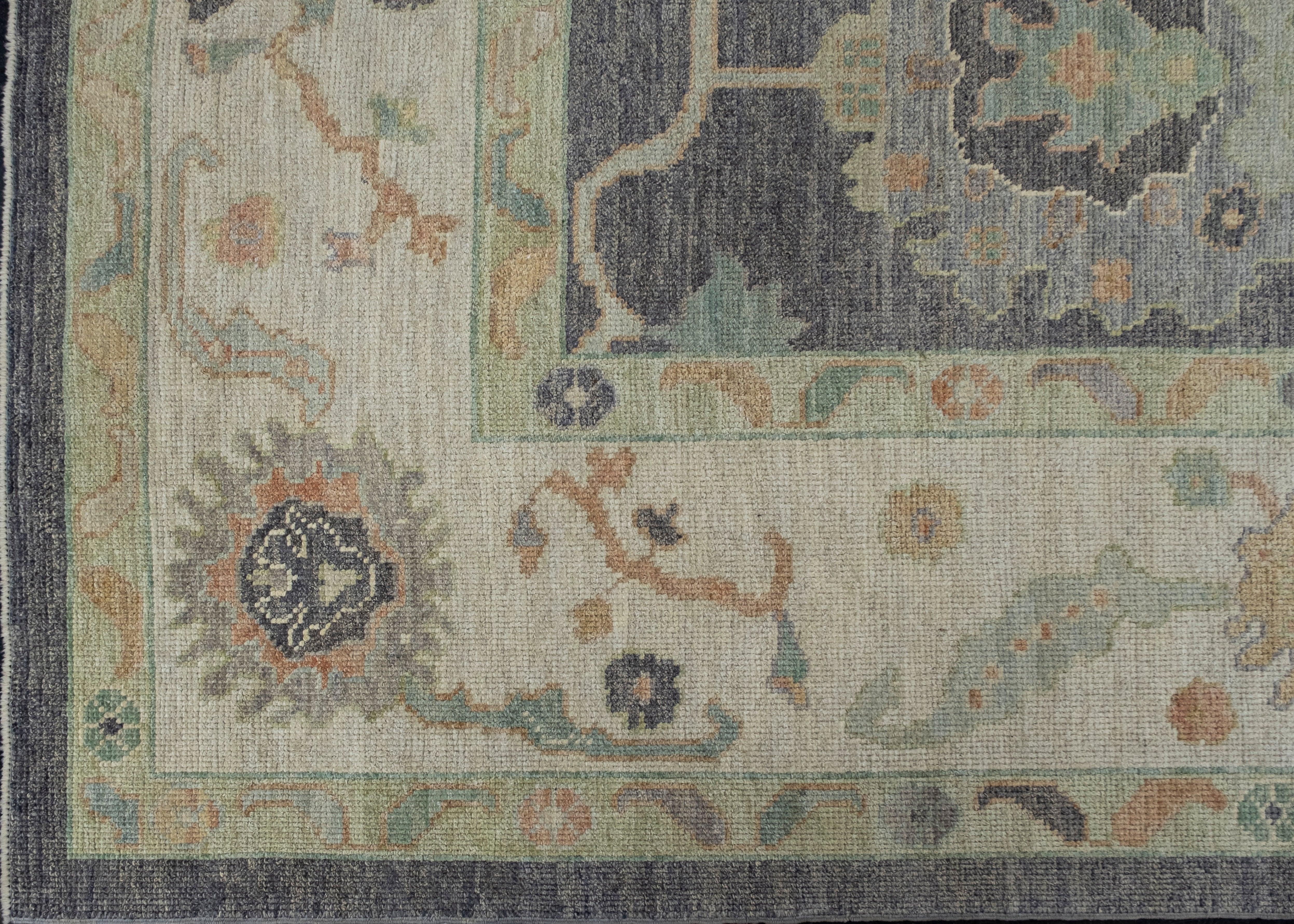 Turkish Oushak Rug 9'1