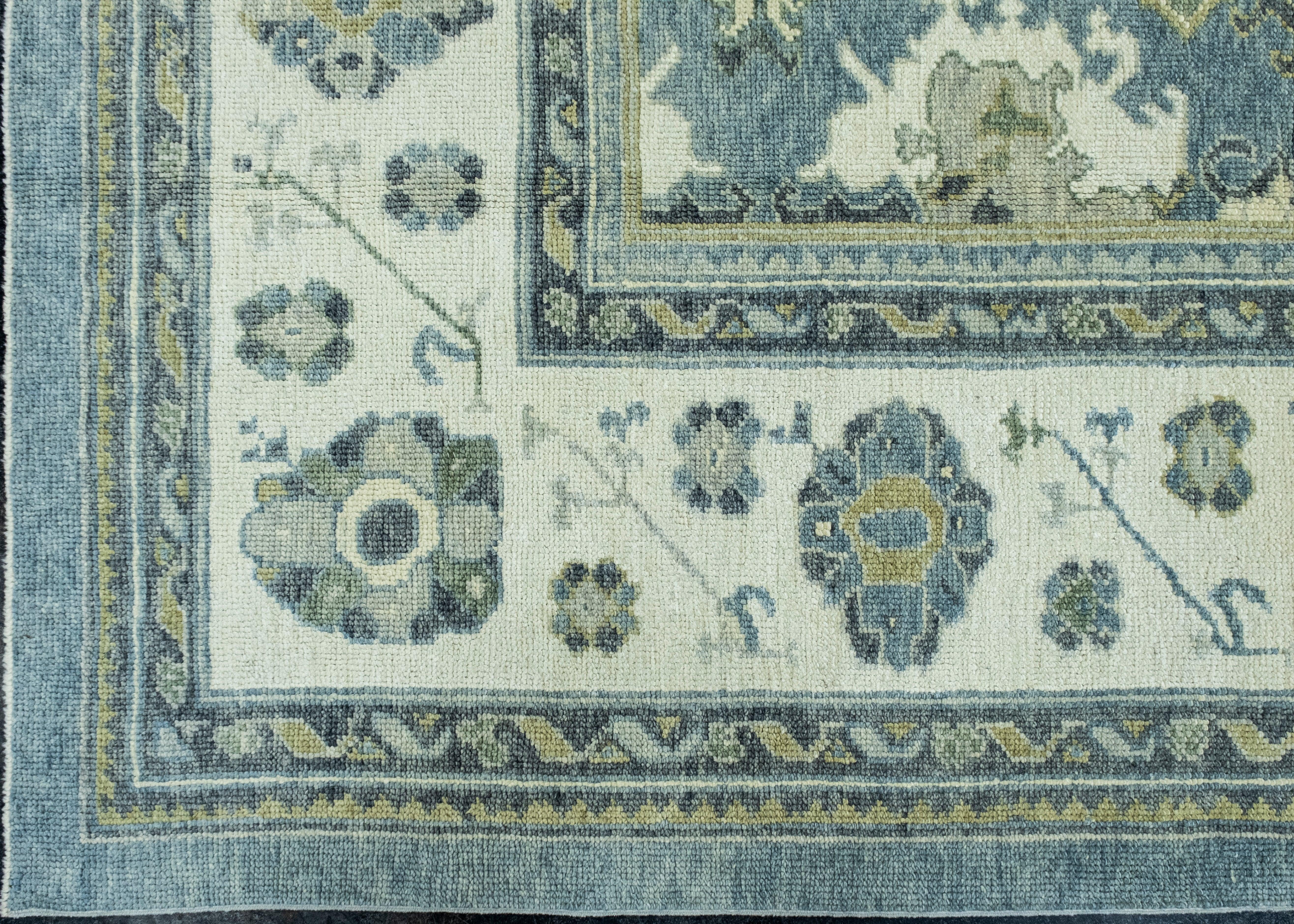 Turkish Oushak Rug 9'1