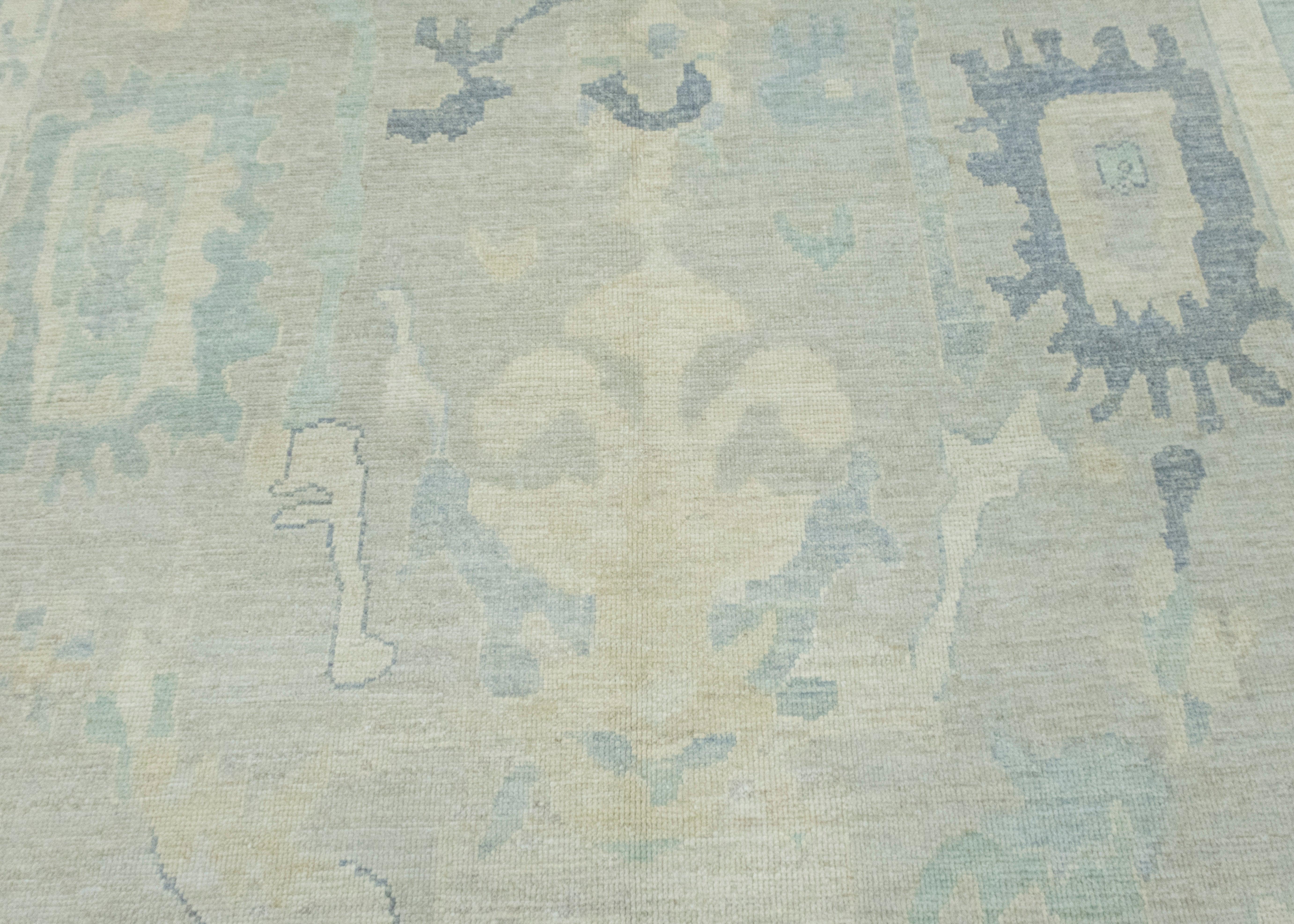 Turkish Oushak Rug 9'10