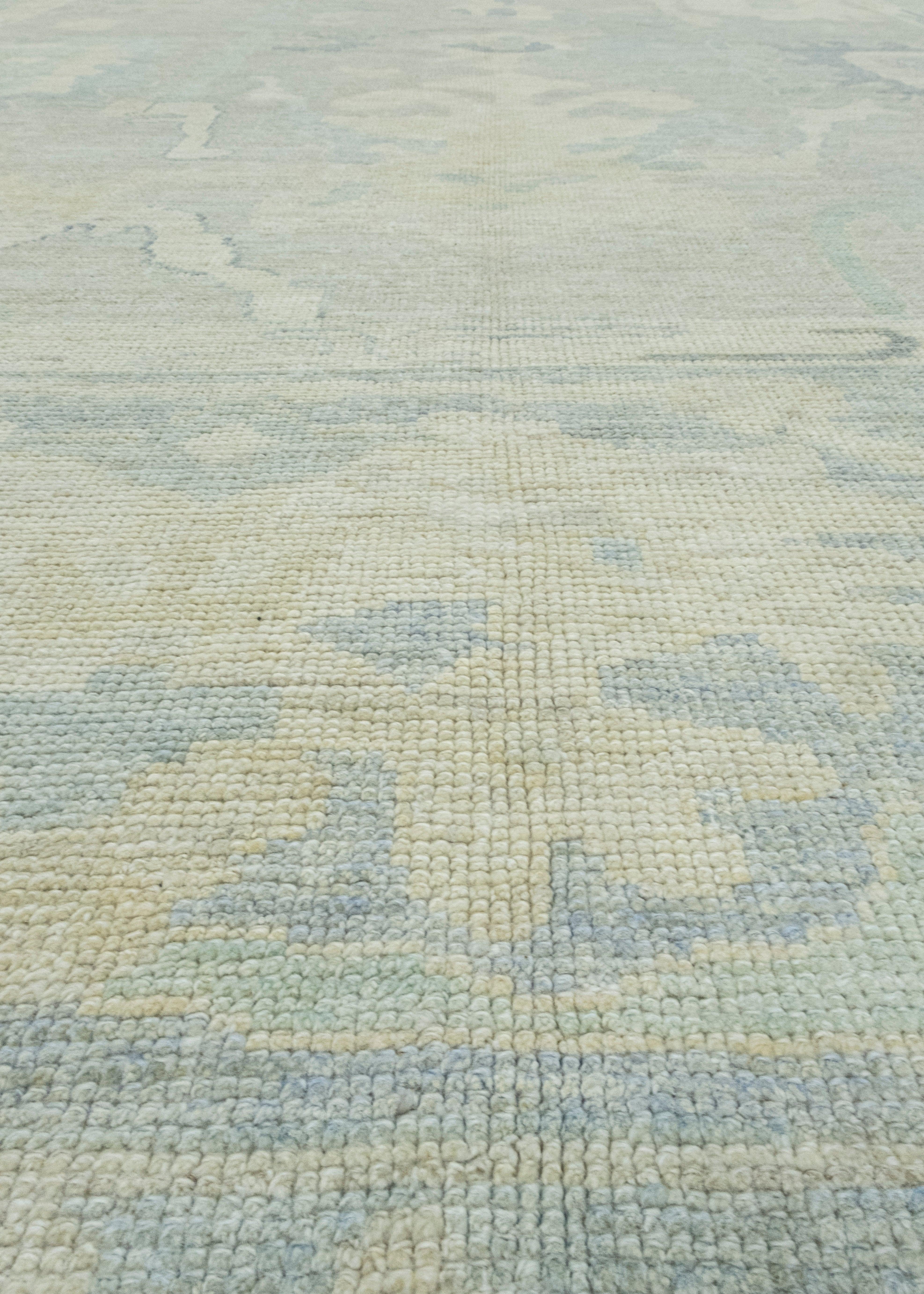 Contemporary Turkish Oushak Rug 9'10