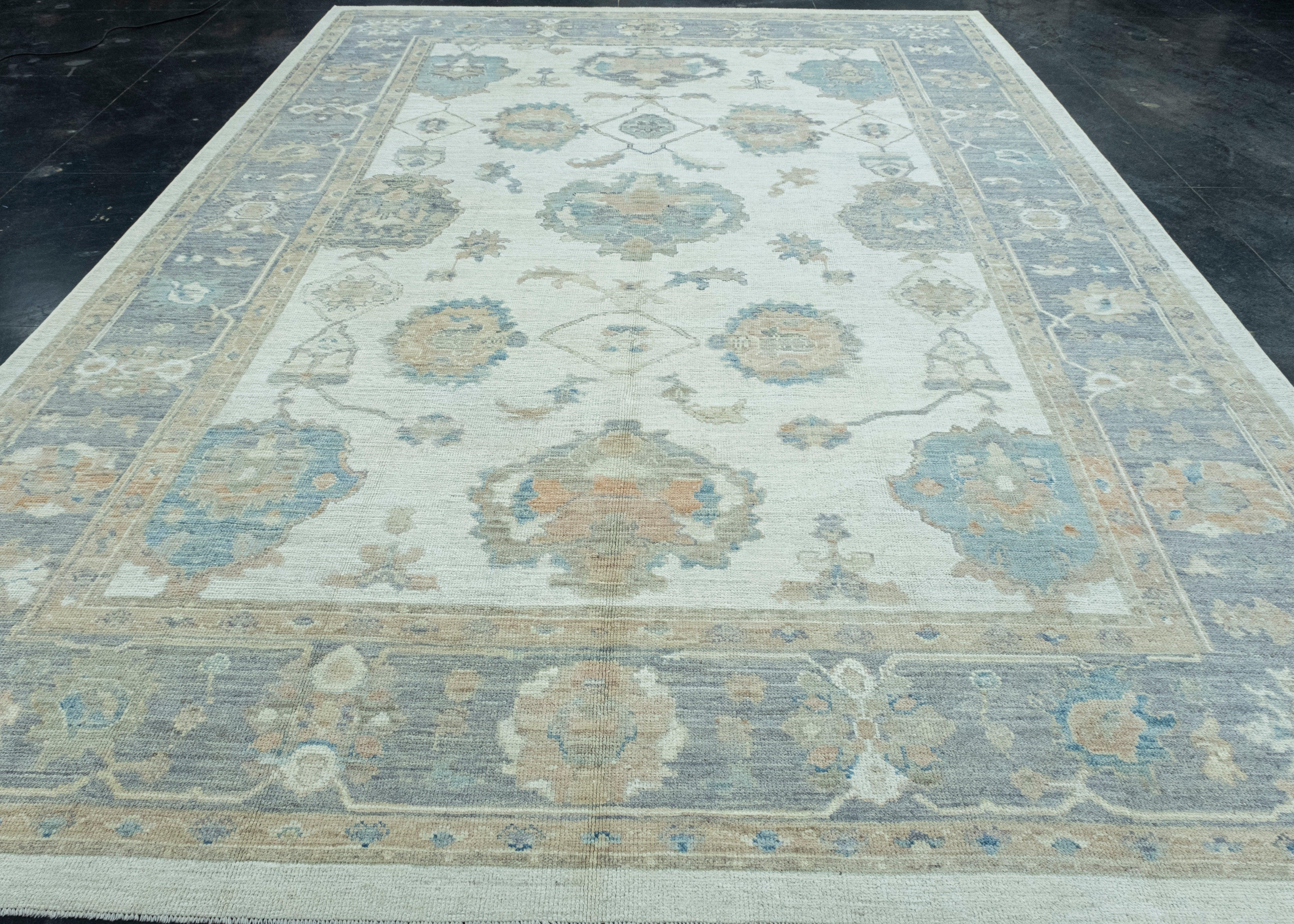 Turkish Oushak Rug 9'10