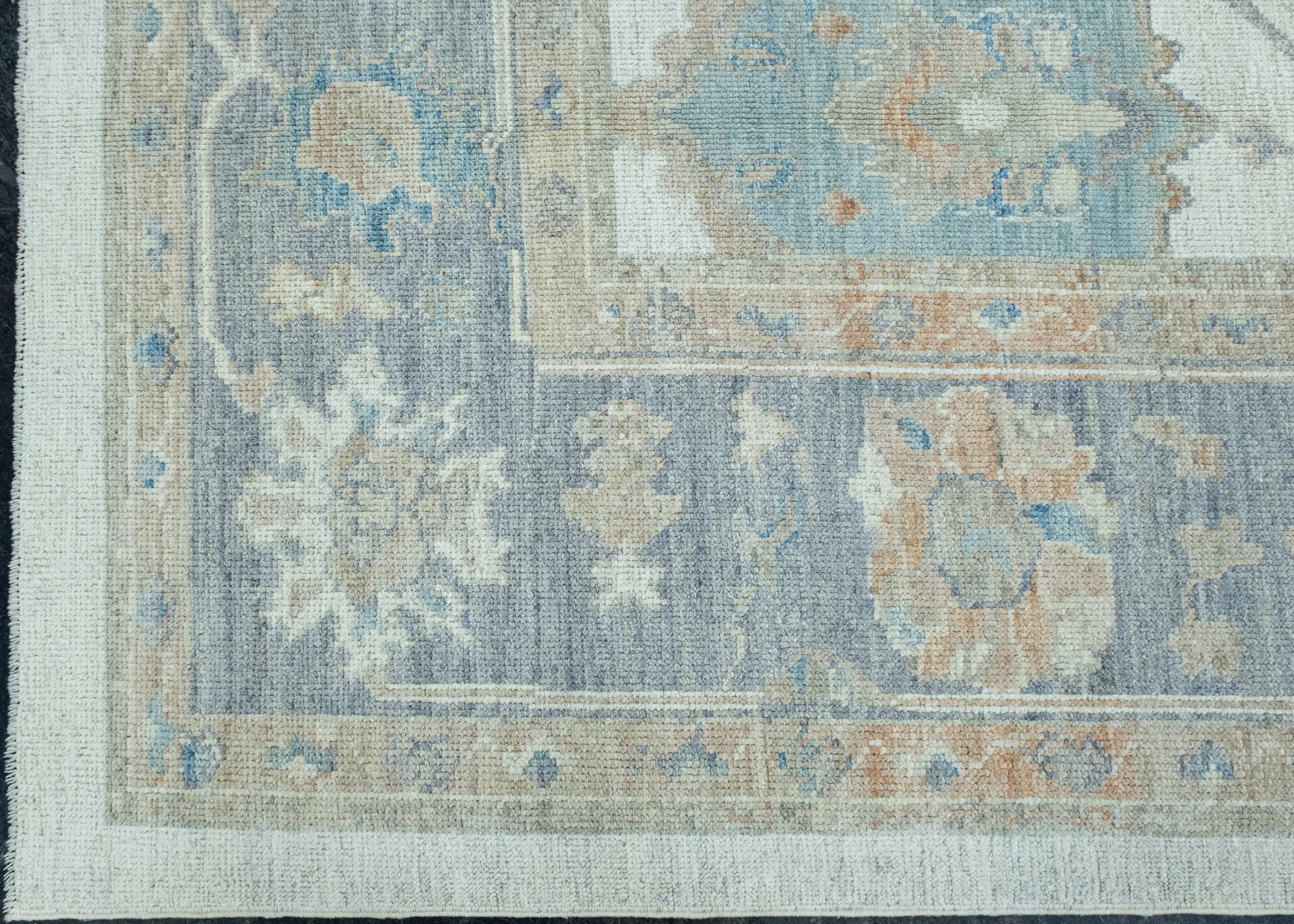 Turkish Oushak Rug 9'10