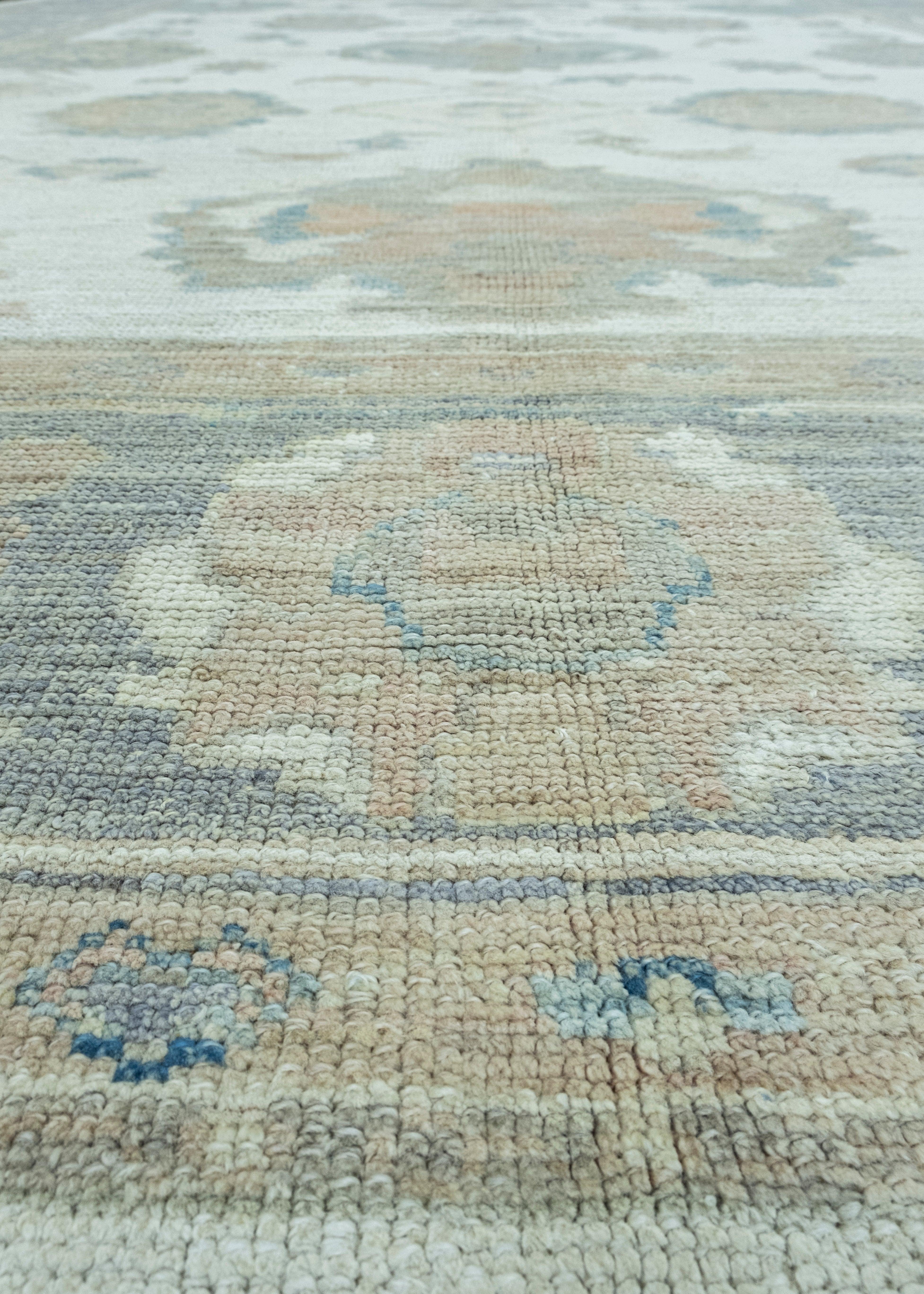 Contemporary Turkish Oushak Rug 9'10