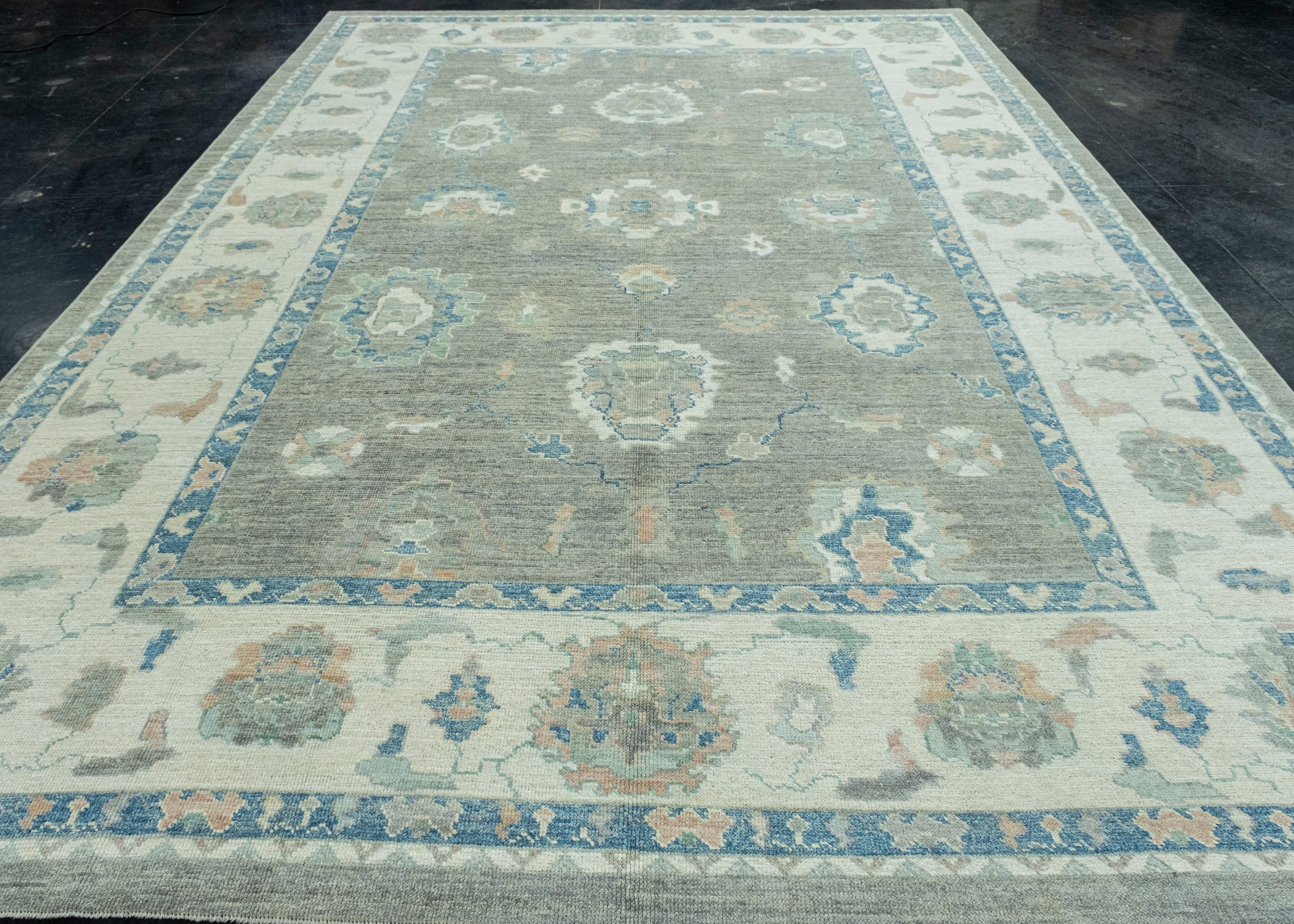 Turkish Oushak Rug 9'10