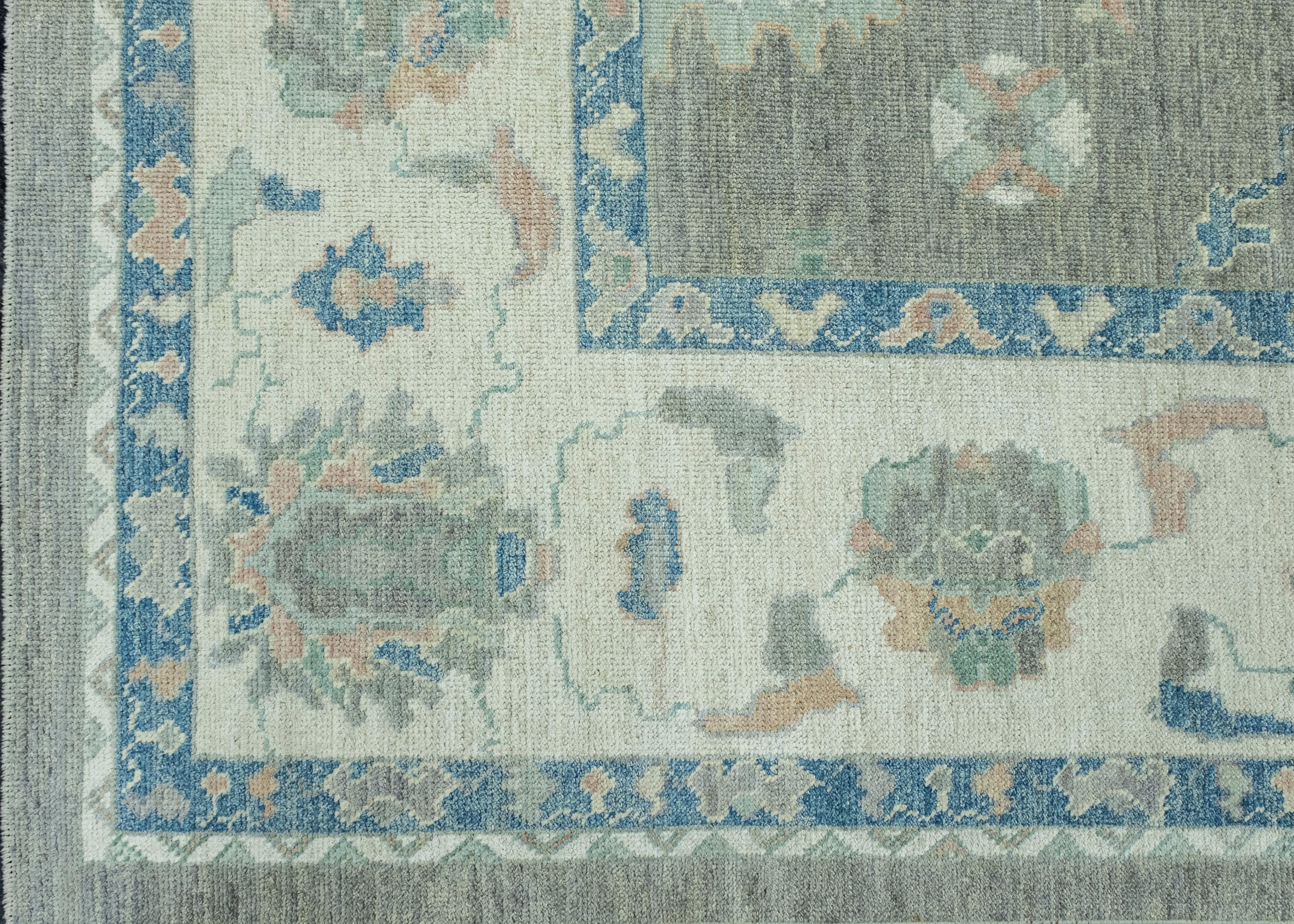 Turkish Oushak Rug 9'10