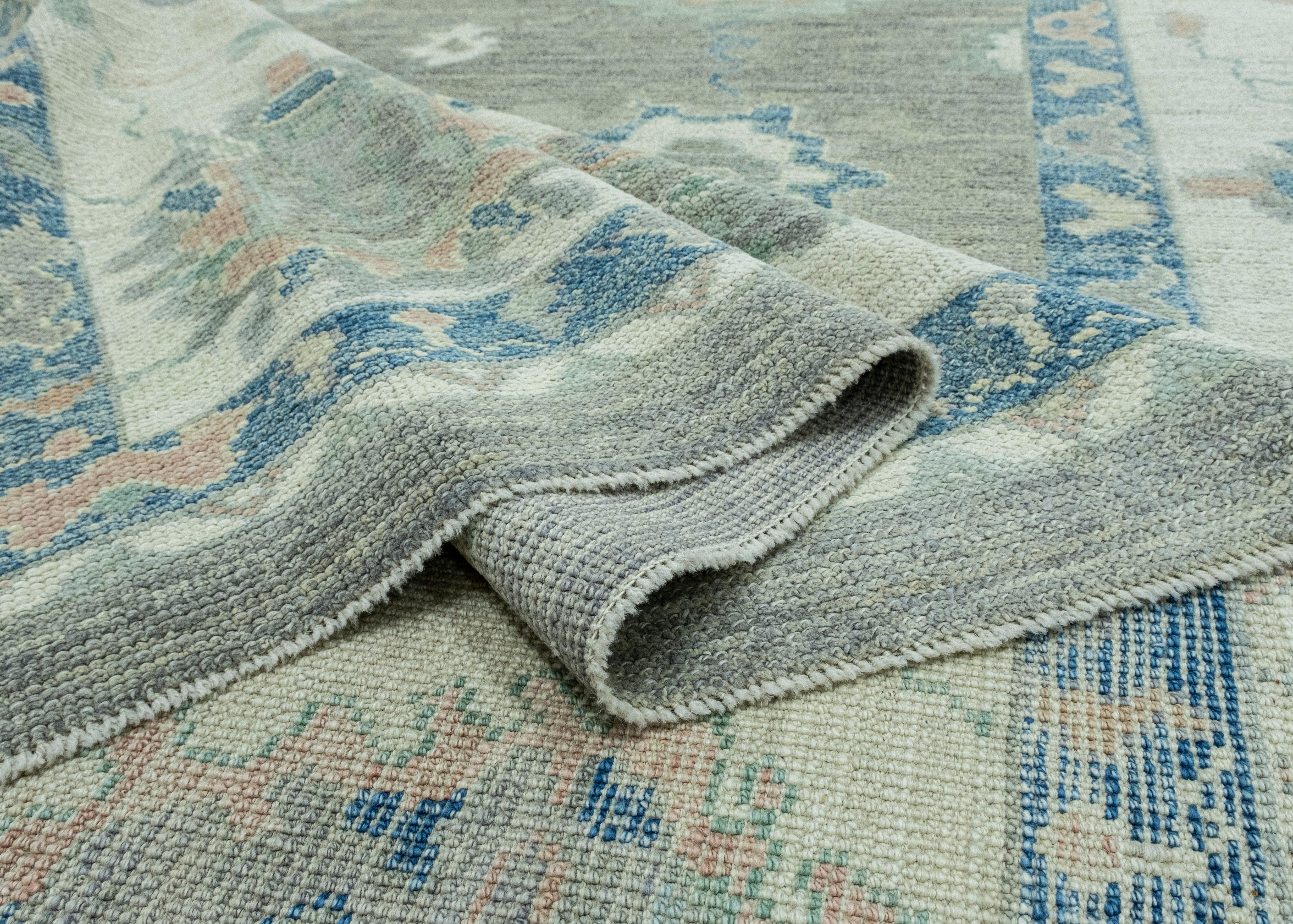Turkish Oushak Rug 9'10