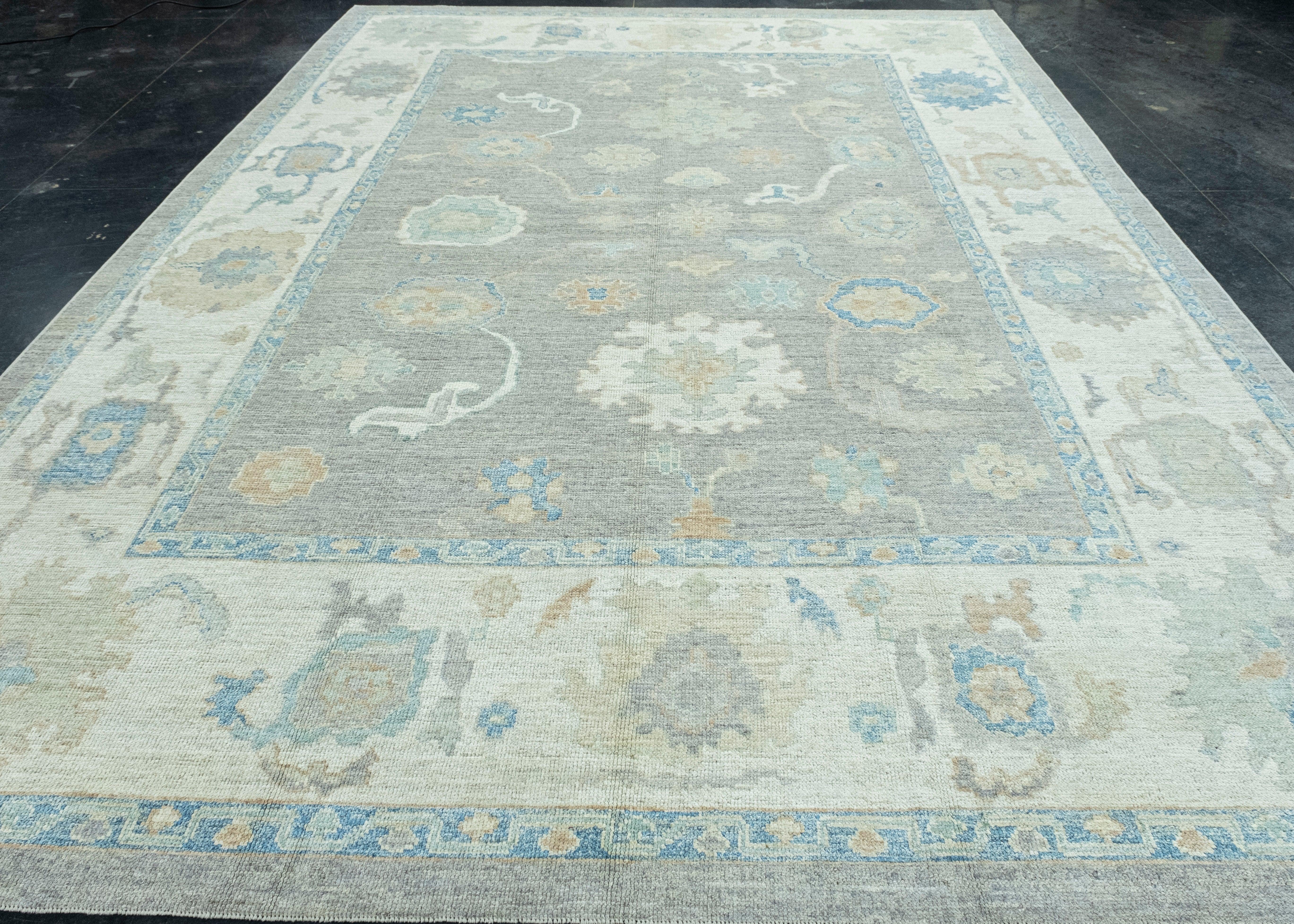 Turkish Oushak Rug 9'10