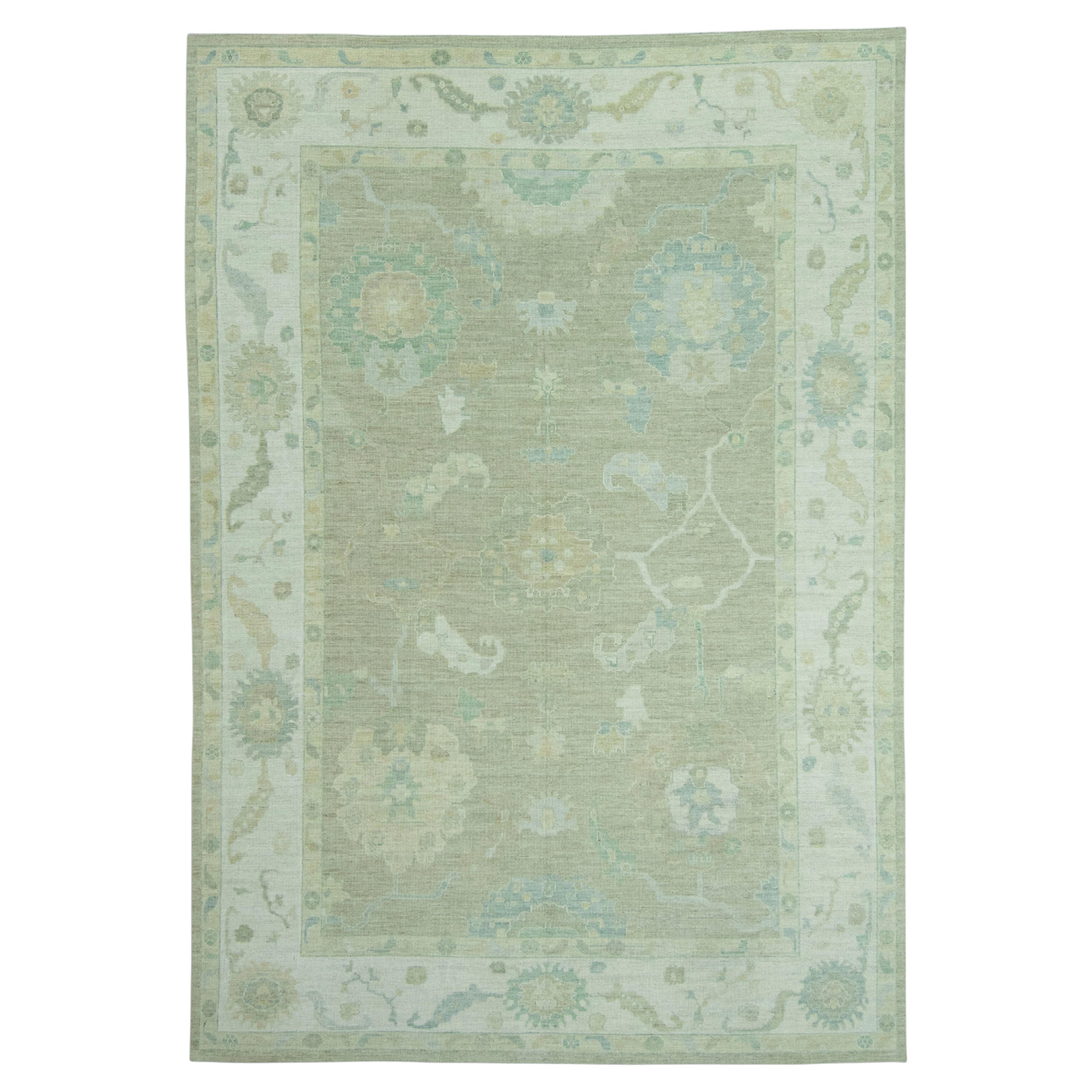 Turkish Oushak Rug 9'10" x 14'1" #19301