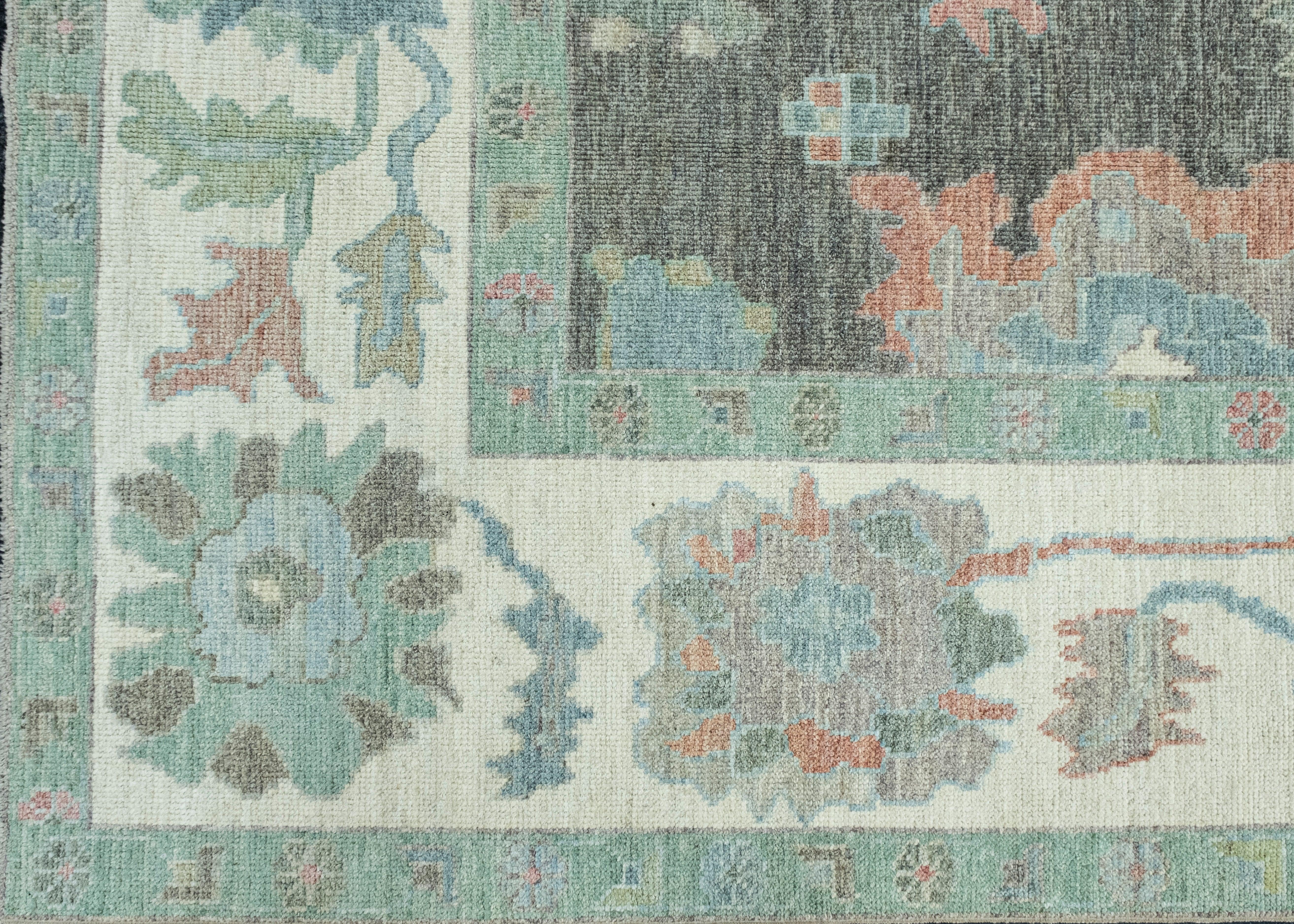 Turkish Oushak Rug 9'10