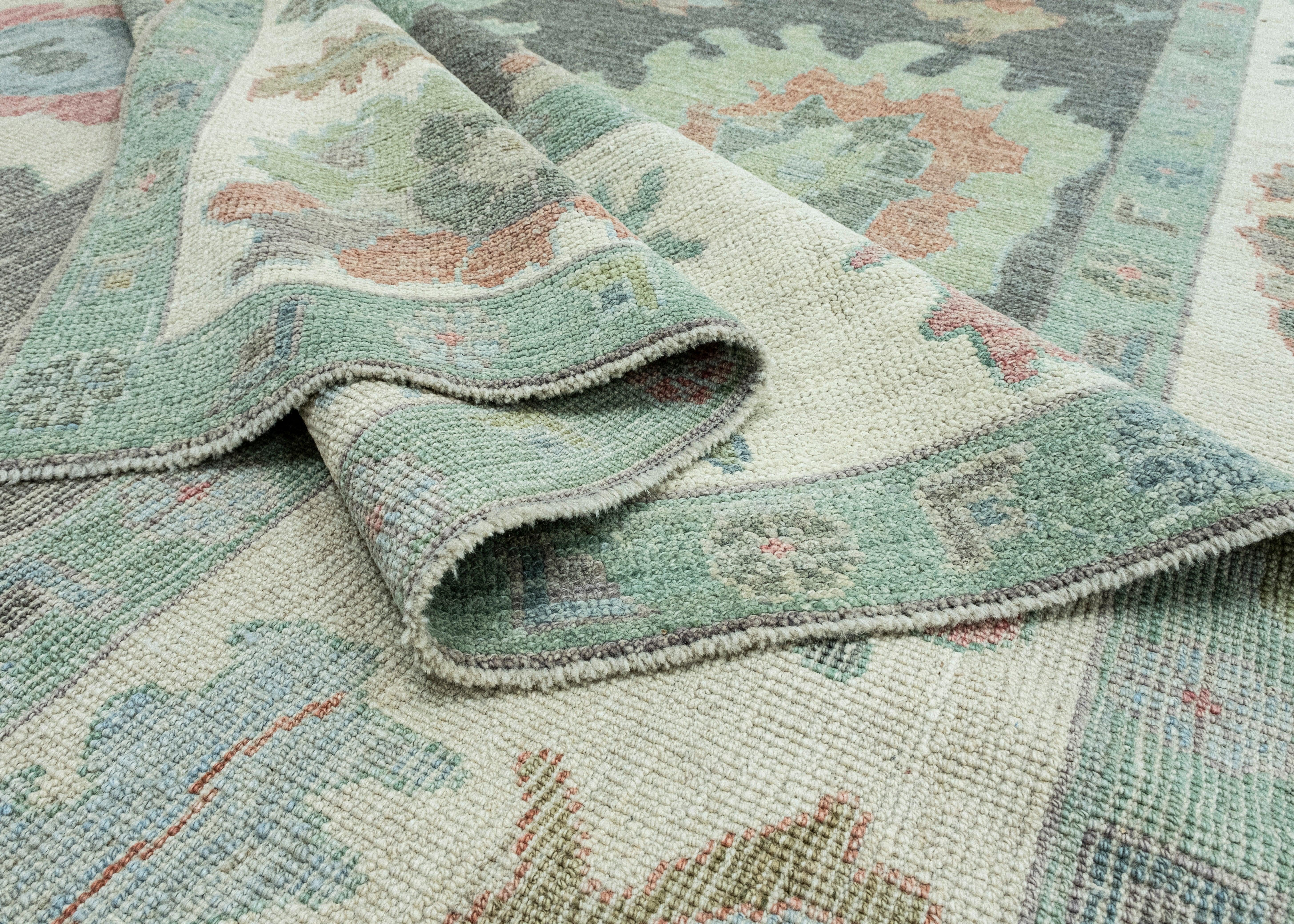 Turkish Oushak Rug 9'10