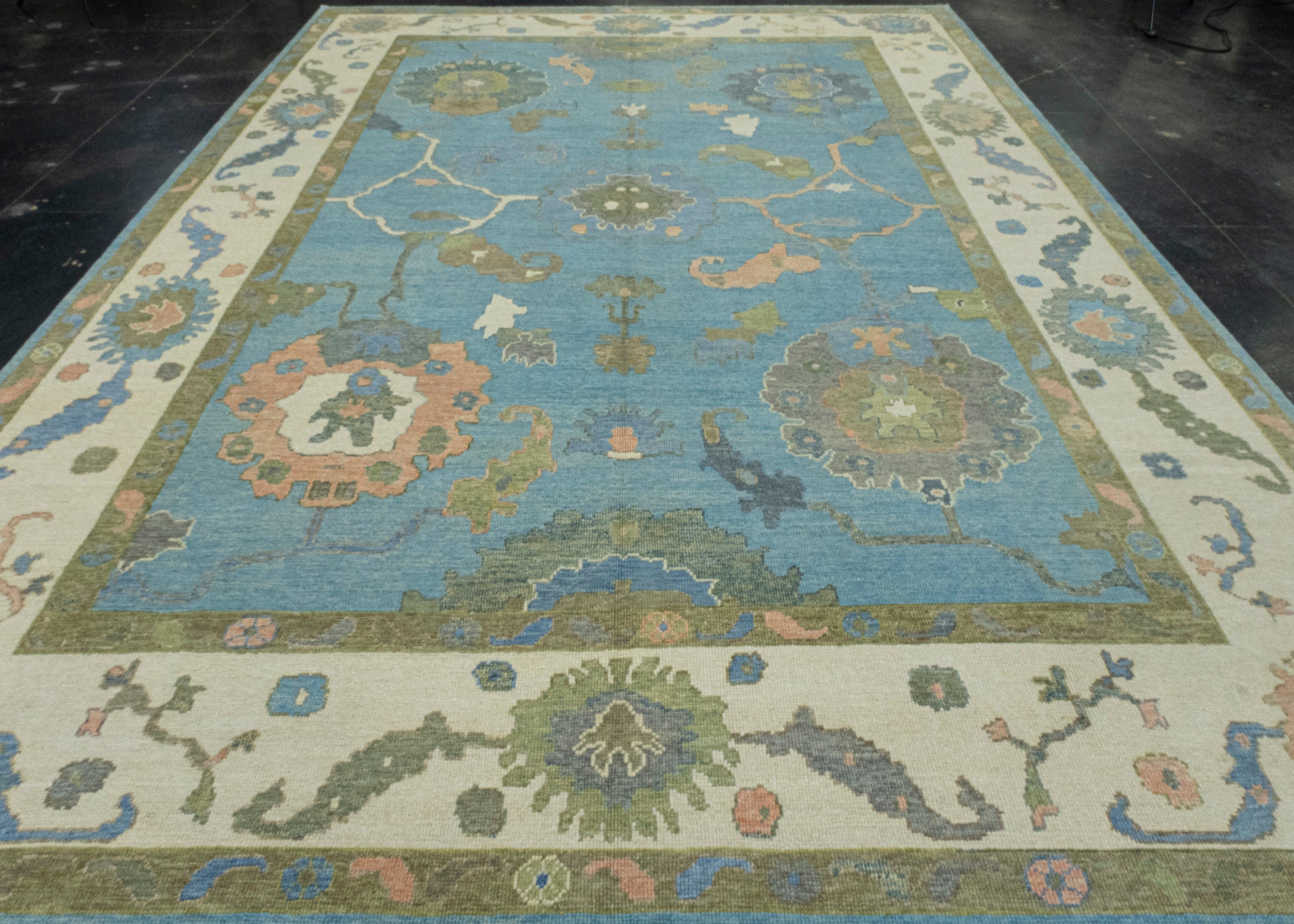 Tapis turc Oushak 9'10