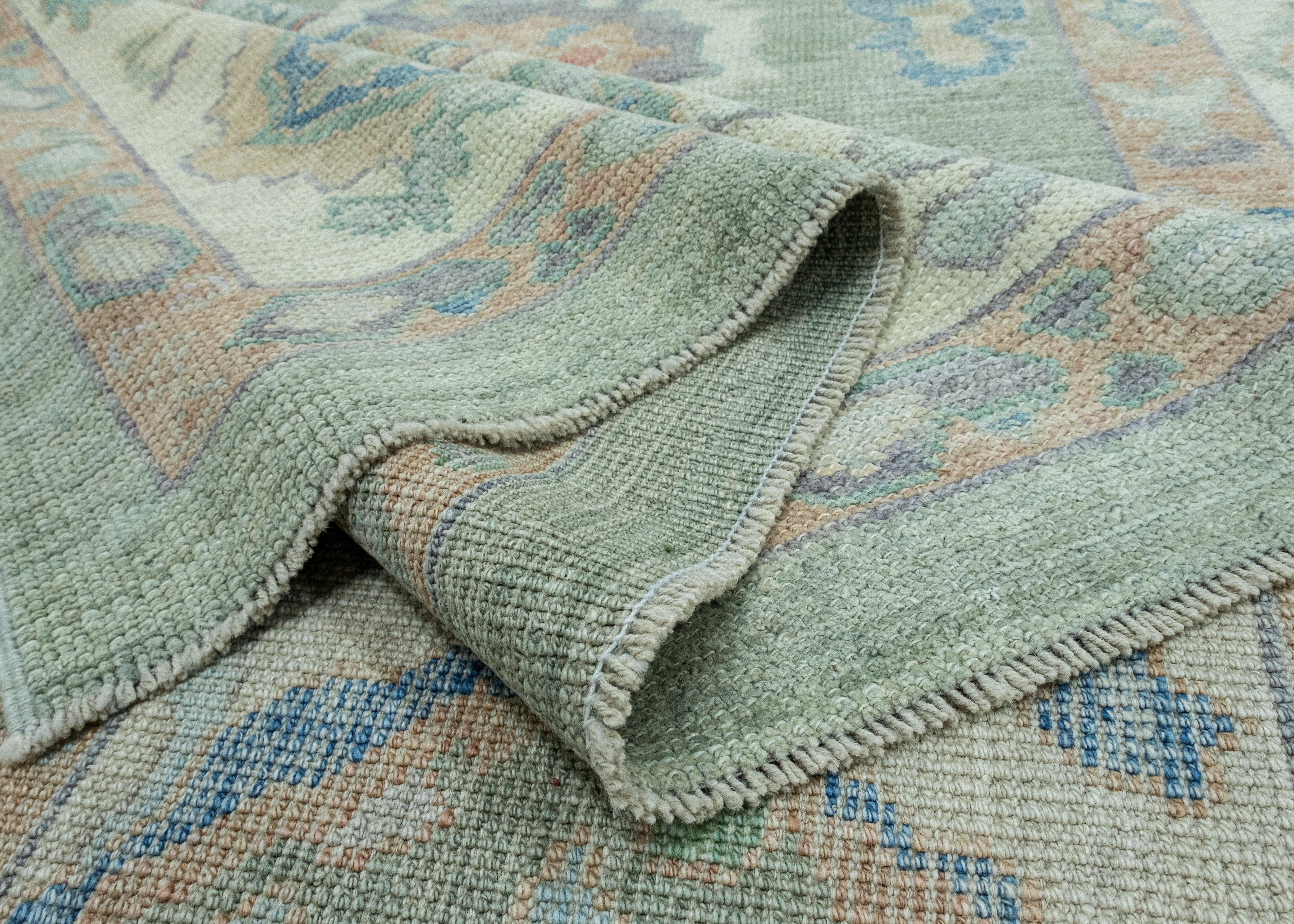 Turkish Oushak Rug 9'11