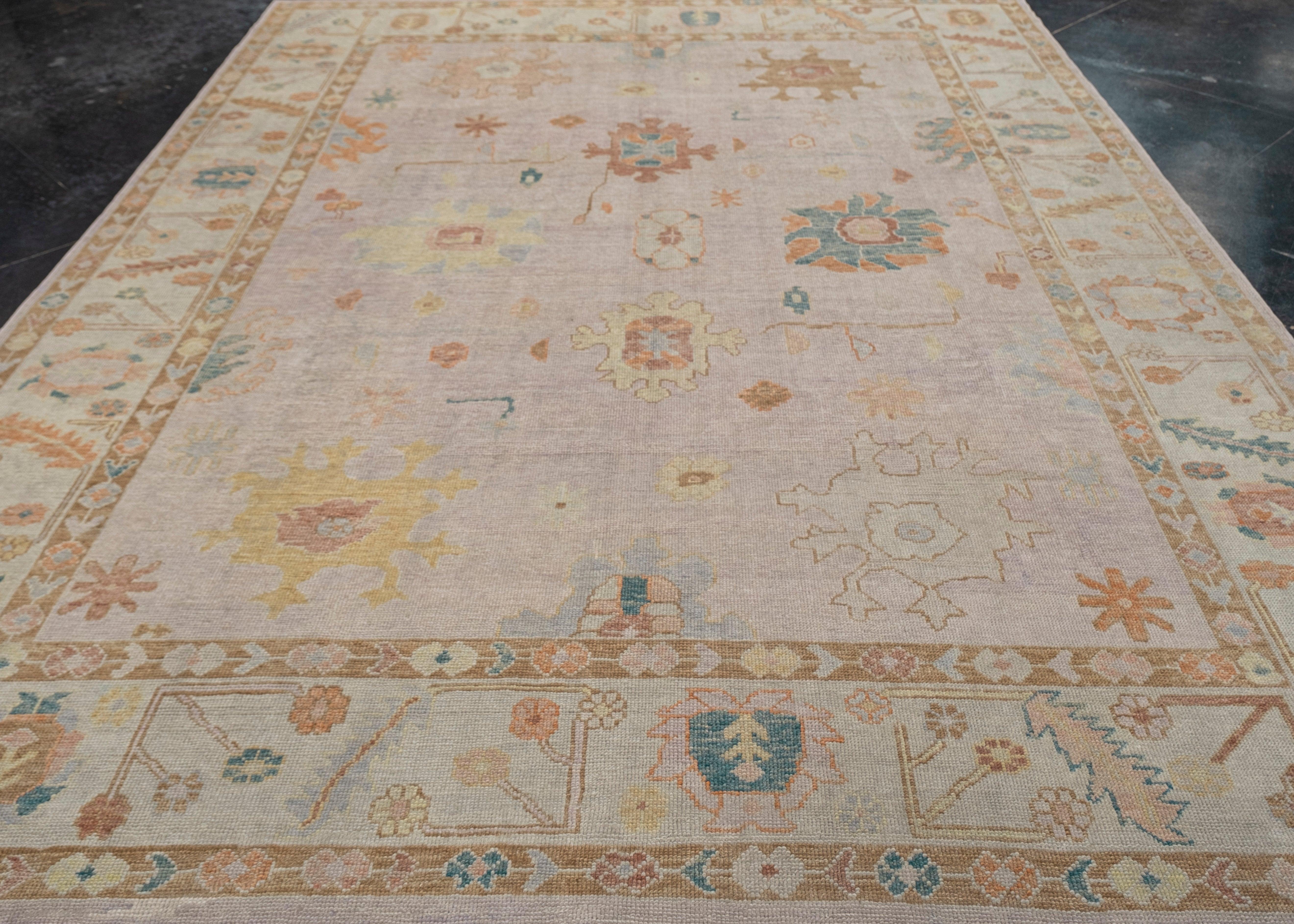Turkish Oushak Rug 9'2